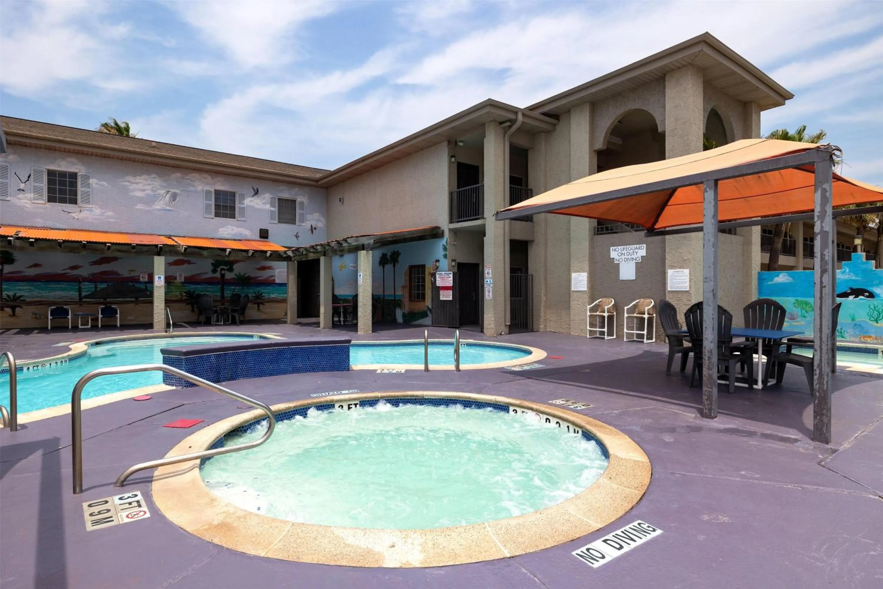 Pool view in Ramada by Wyndham & Suites South Padre Island