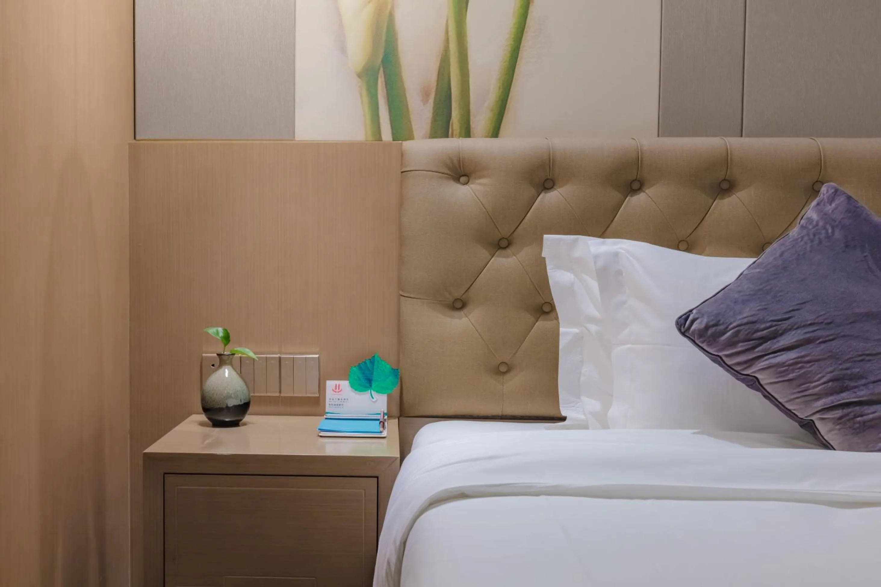 Bed in Taishan He Style Hotel