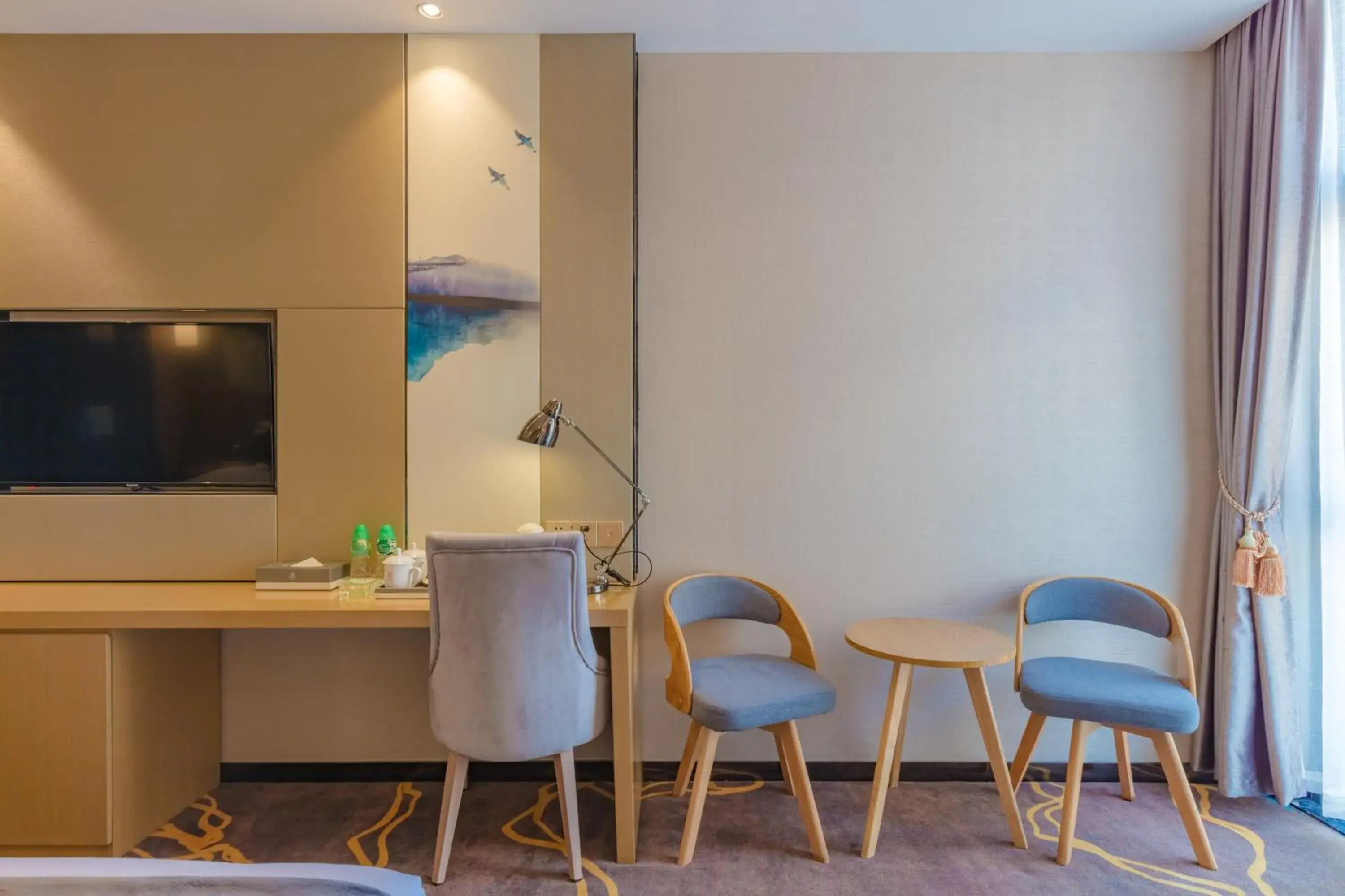 Deluxe Twin Room in Taishan He Style Hotel Deluxe Twin Room in Taishan He Style Hotel