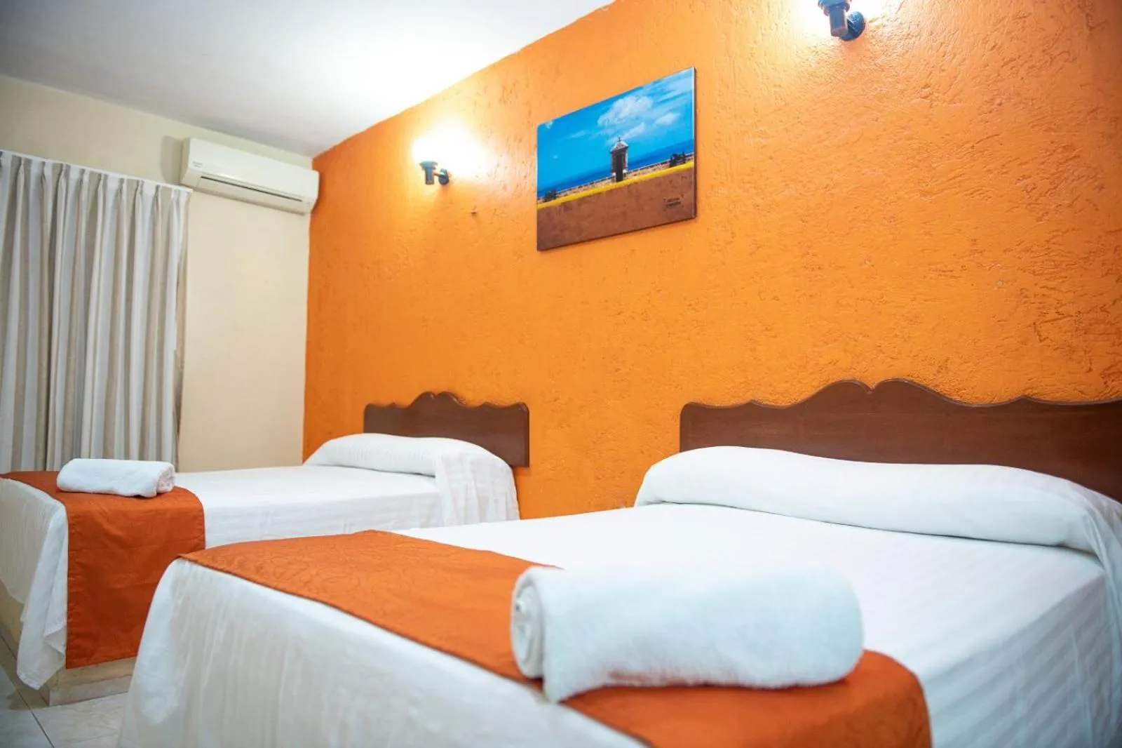 Bedroom, Bed in Hotel Uxulkah