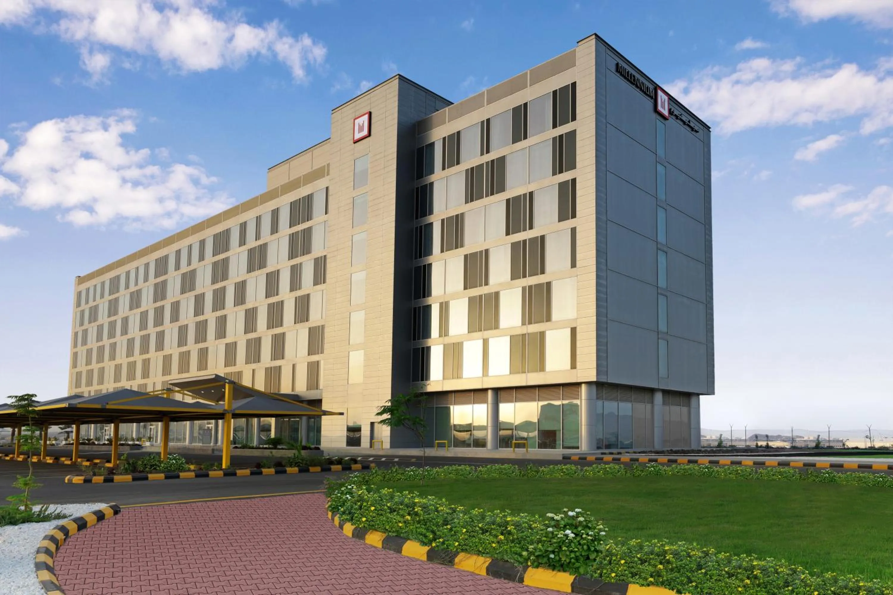 Facade/entrance in Millennium Madinah Airport