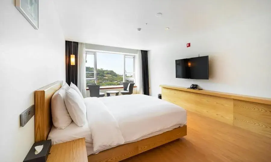 Double Room with Mountain View in Yeosu Hotel Haven Double Room with Mountain View in Yeosu Hotel Haven