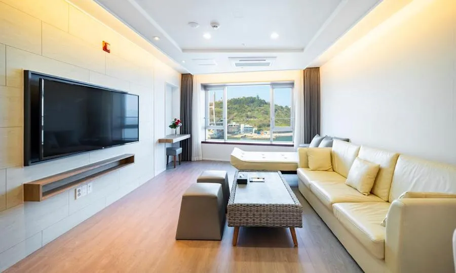 Living room in Yeosu Hotel Haven