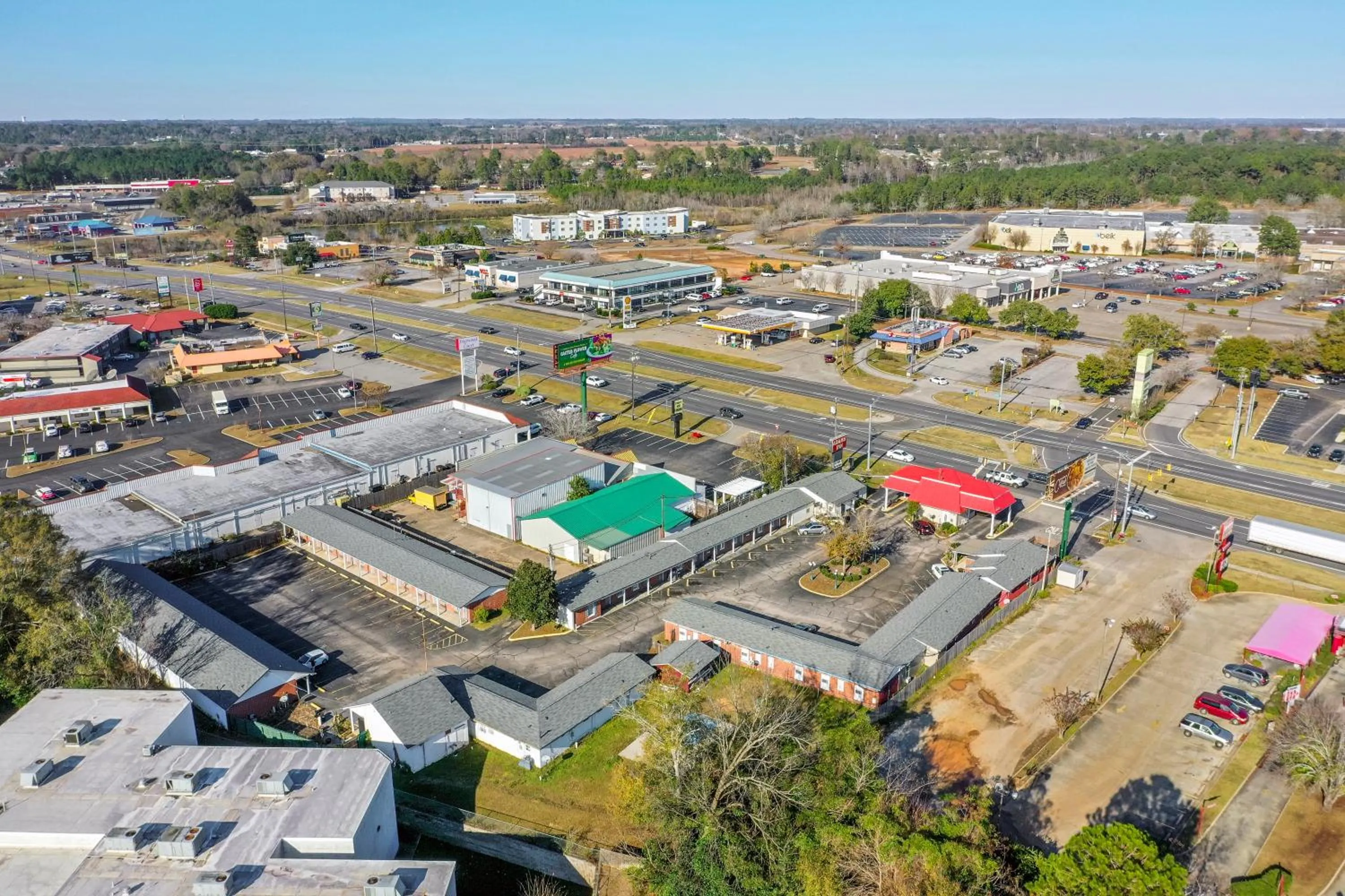 Bird's eye view in Adams Inn