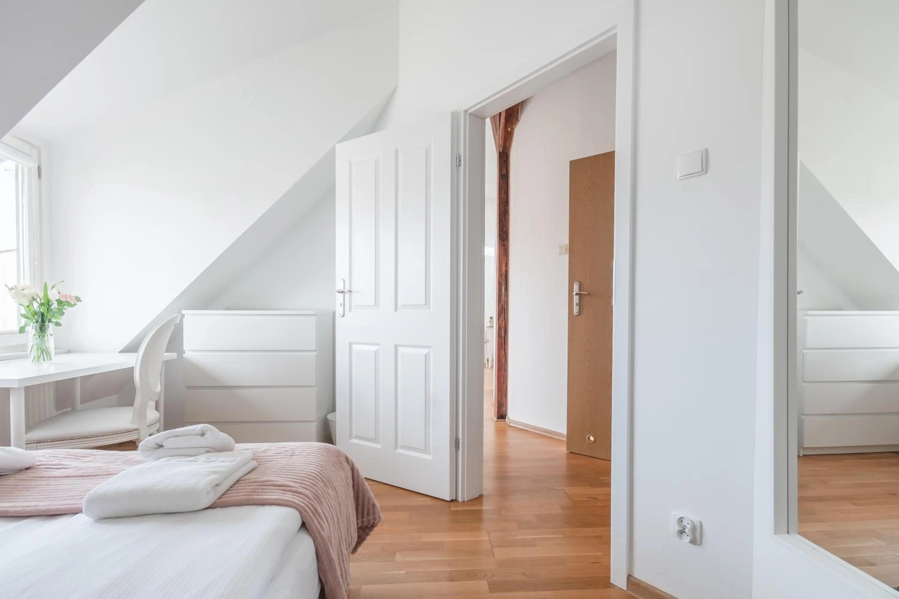 Bed in Riviera Residence Apartments