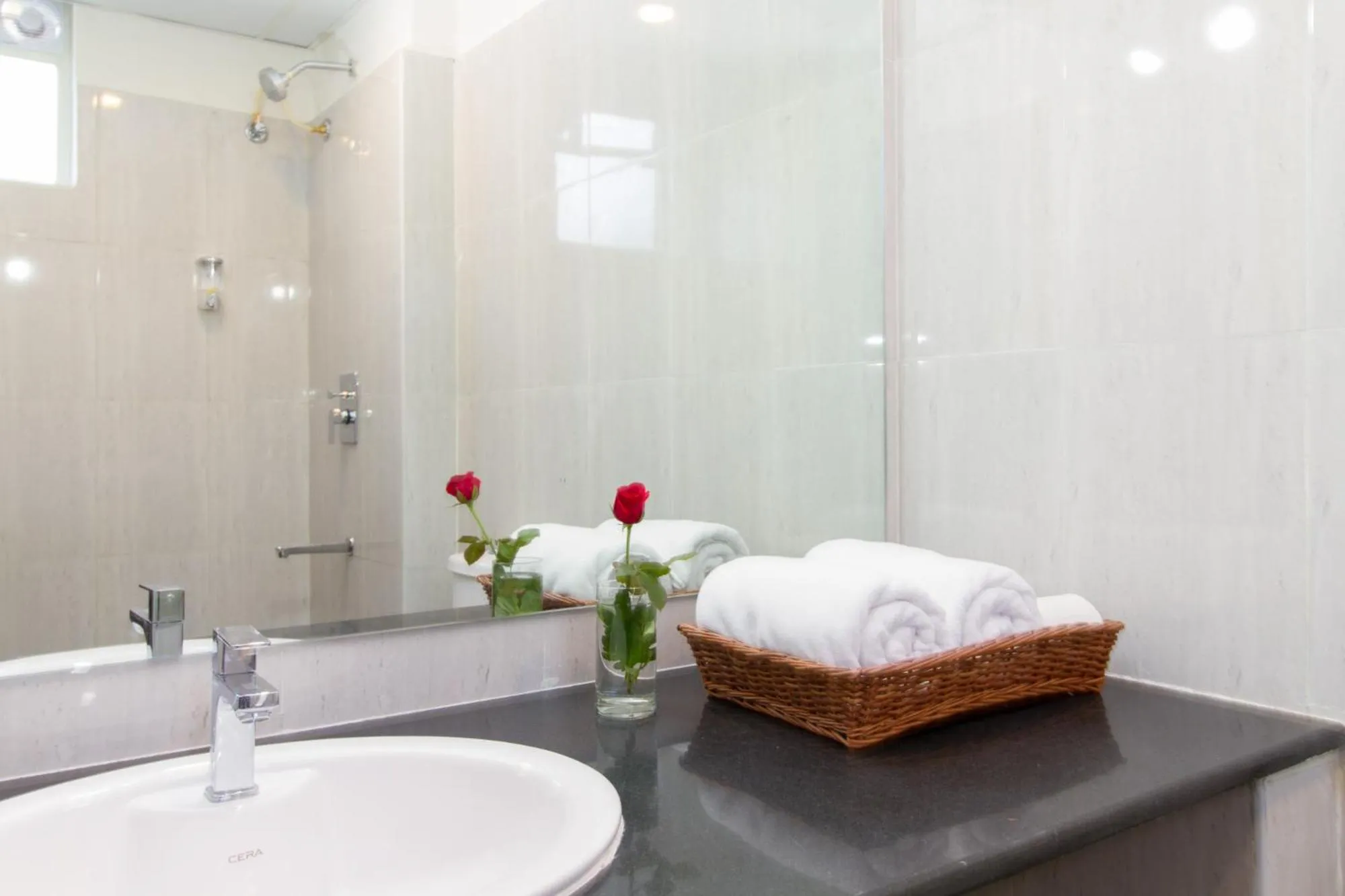 Bathroom in Sanctum Suites Whitefield Bangalore