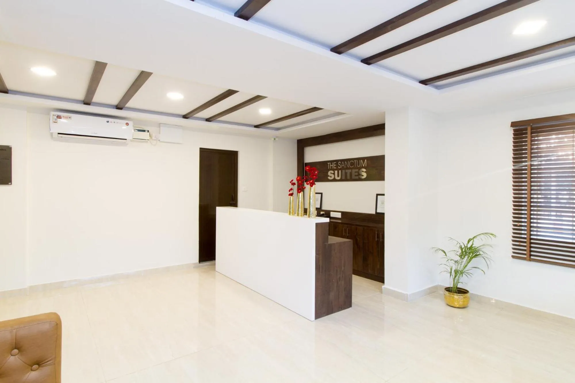 Lobby or reception in Sanctum Suites Whitefield Bangalore