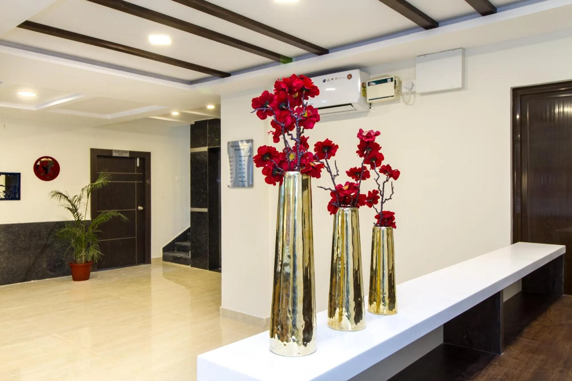Lobby or reception in Sanctum Suites Whitefield Bangalore