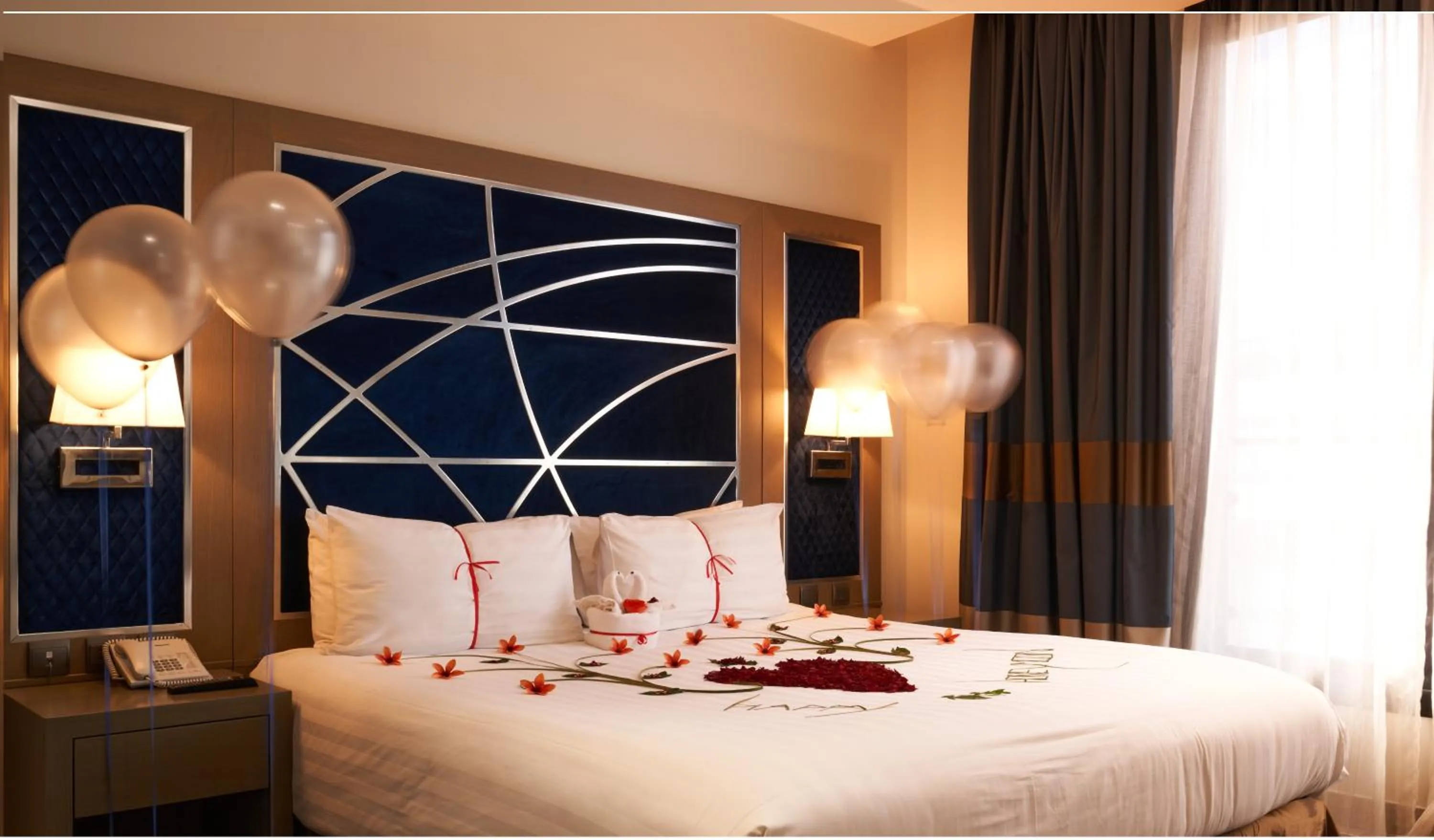 Photo of the whole room, Bed in Diwan Residence Prince Sultan Road