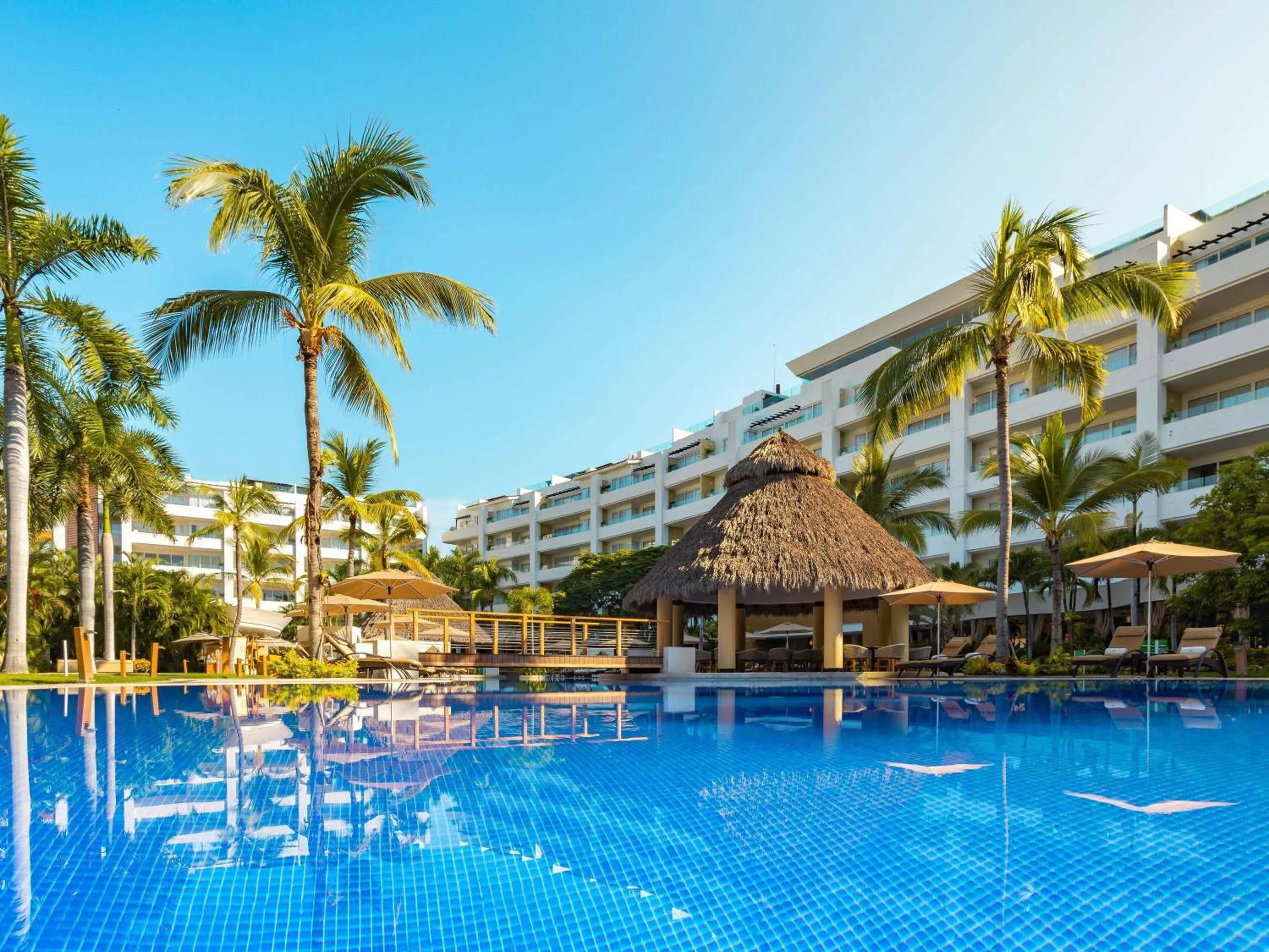 Pool view in Marival Distinct All-Suites & World Spa - Handwritten Collection