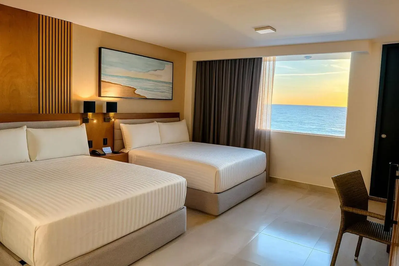 Double Room with 2 Double Beds in Hacienda Mazatlán sea view Double Room with 2 Double Beds in Hacienda Mazatlán sea view