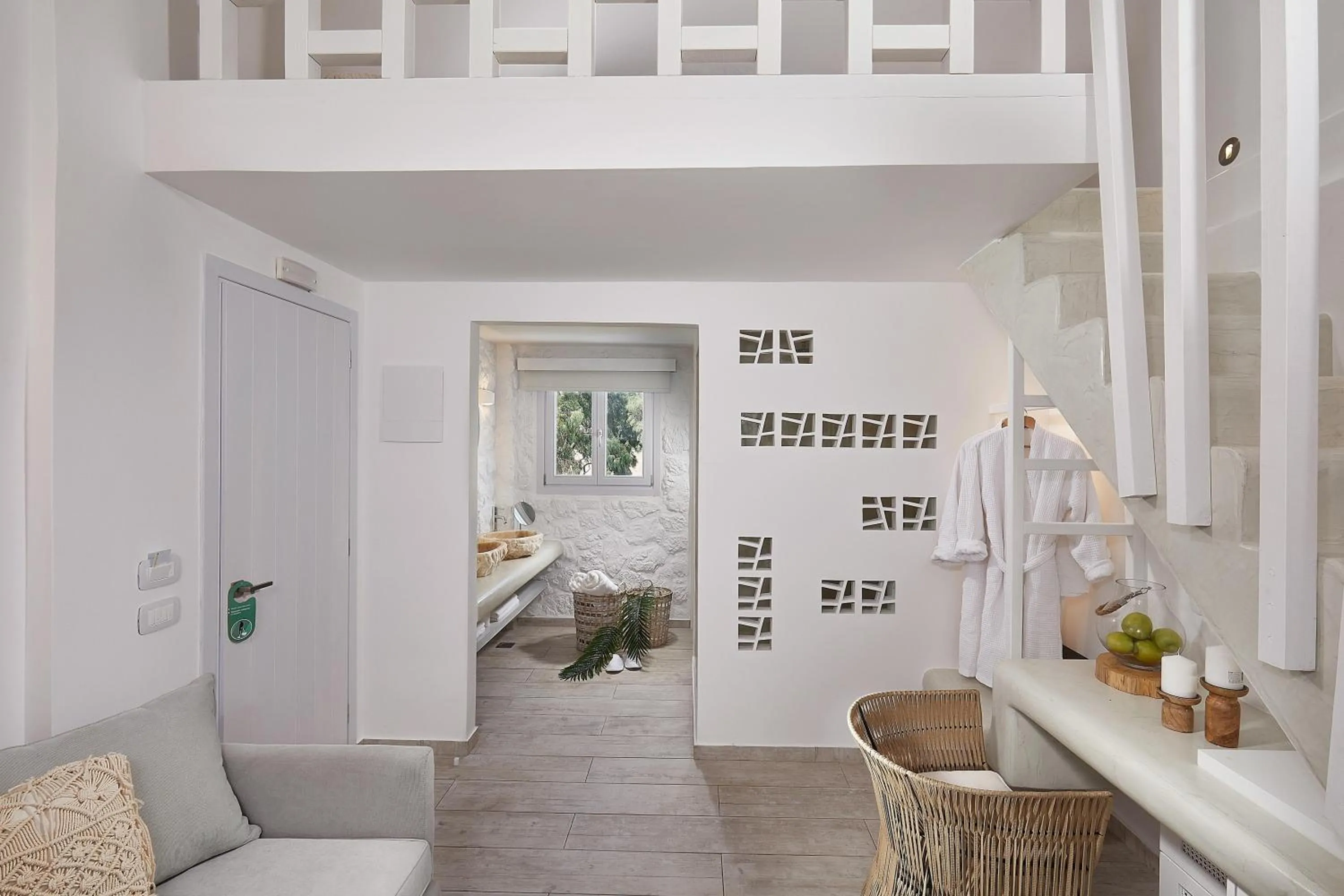 Bedroom in Petri Suites