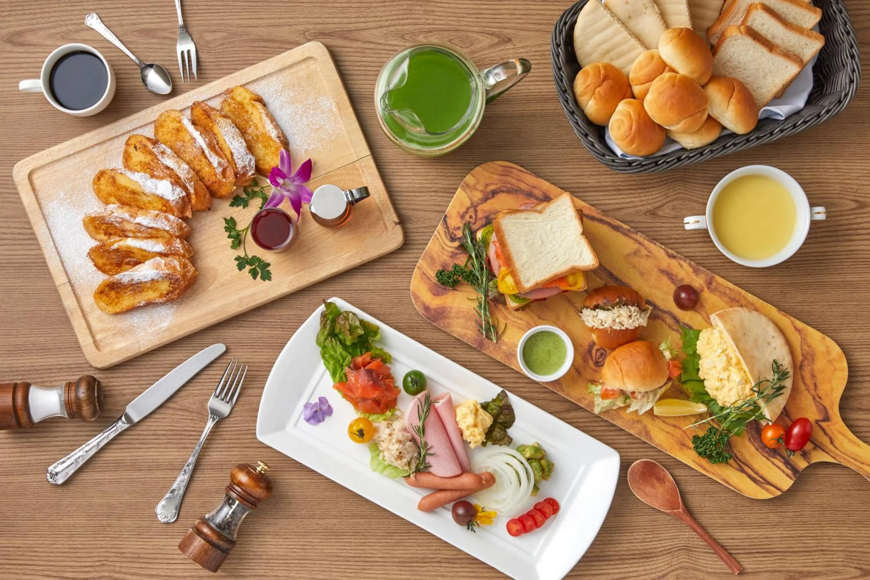 Breakfast in Hotel Green Plaza Hakuba