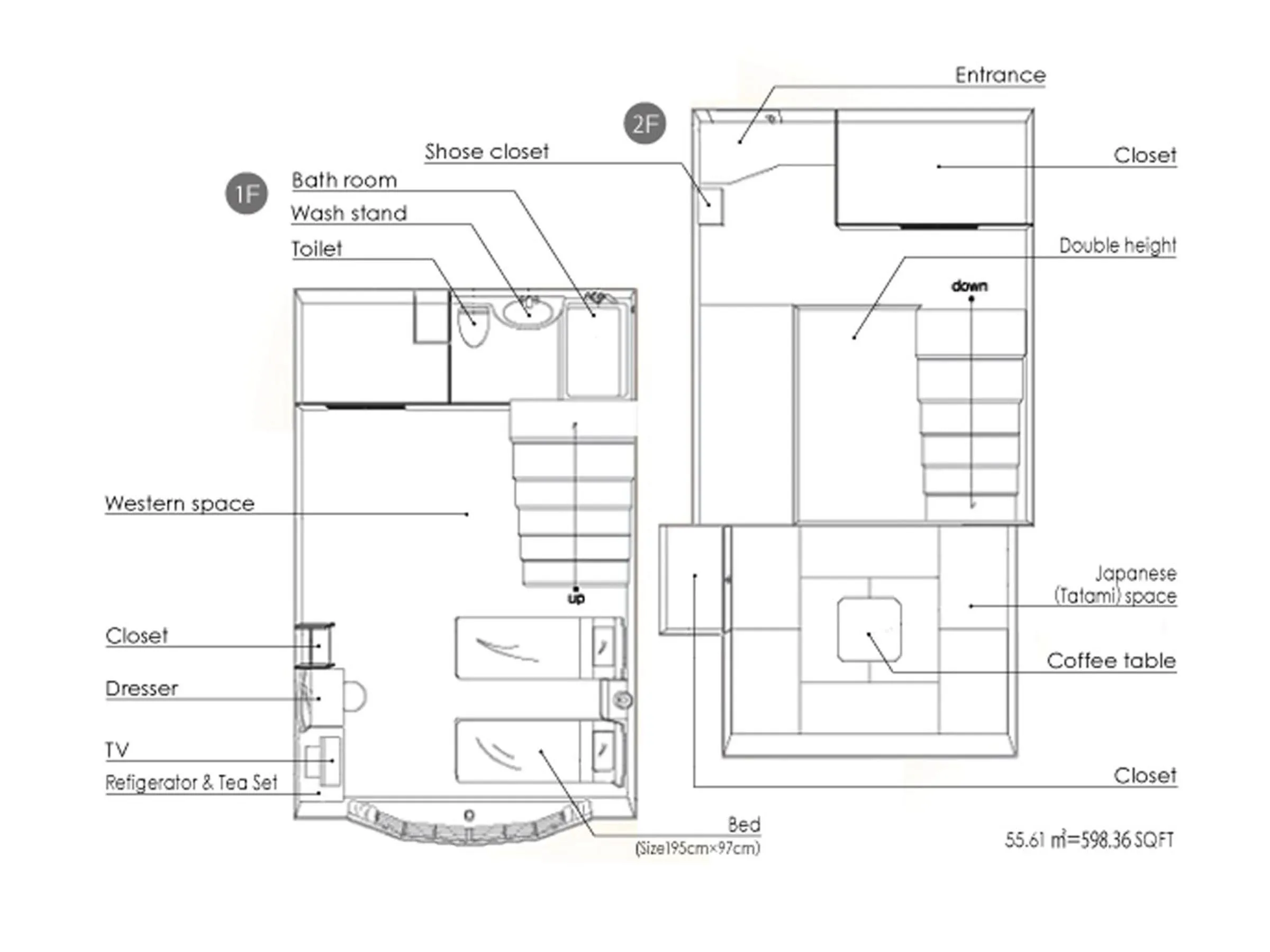 Floor plan in Hotel Green Plaza Hakuba
