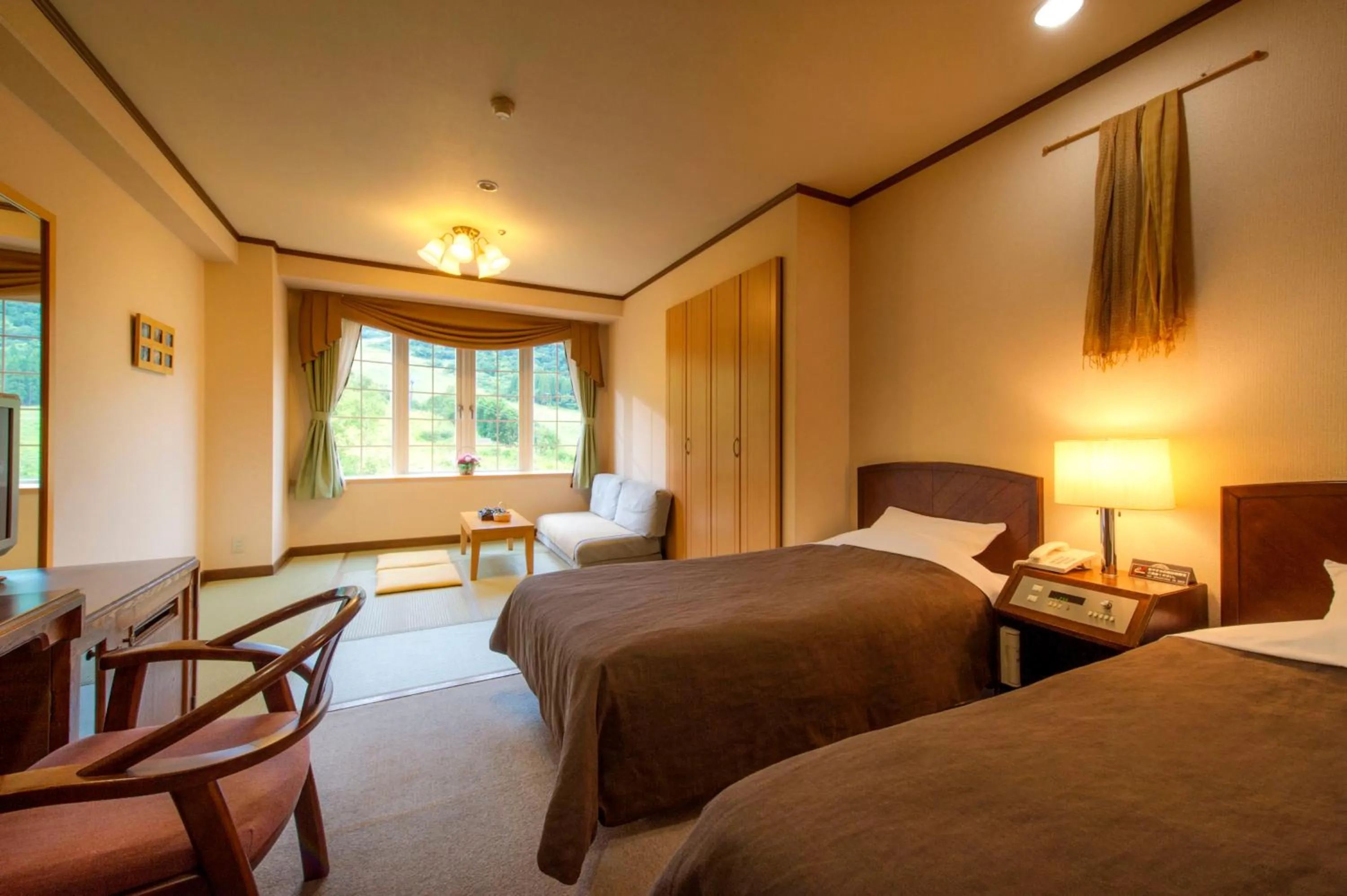 Bed in Hotel Green Plaza Hakuba