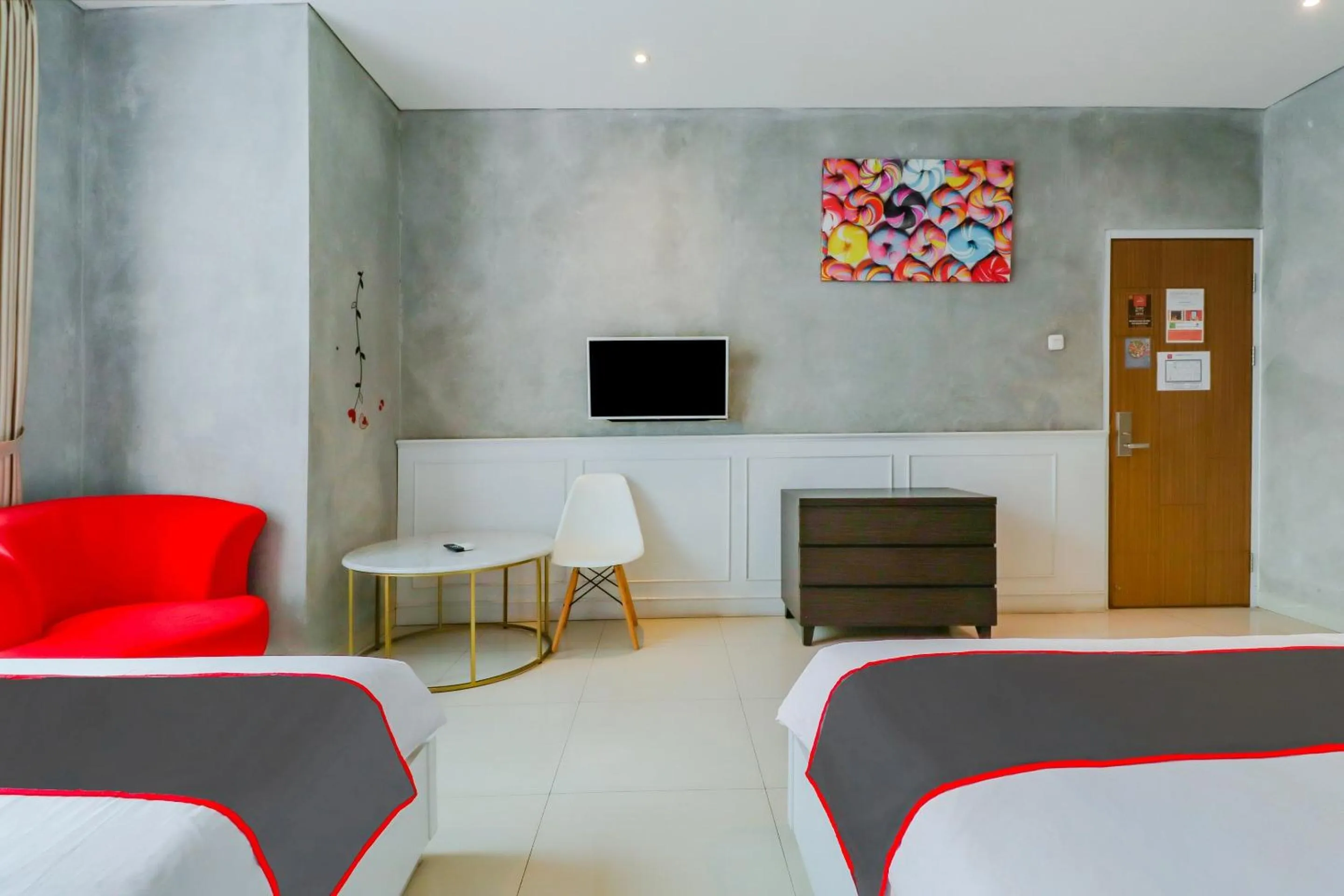 Bedroom in Super OYO Collection O 31 The Batik Bed And Coffee Bandung