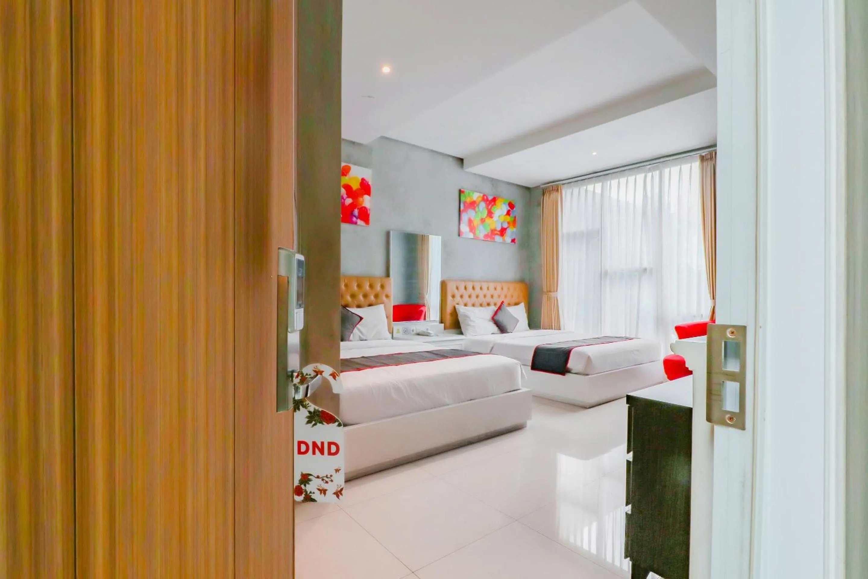 Bedroom in Super OYO Collection O 31 The Batik Bed And Coffee Bandung