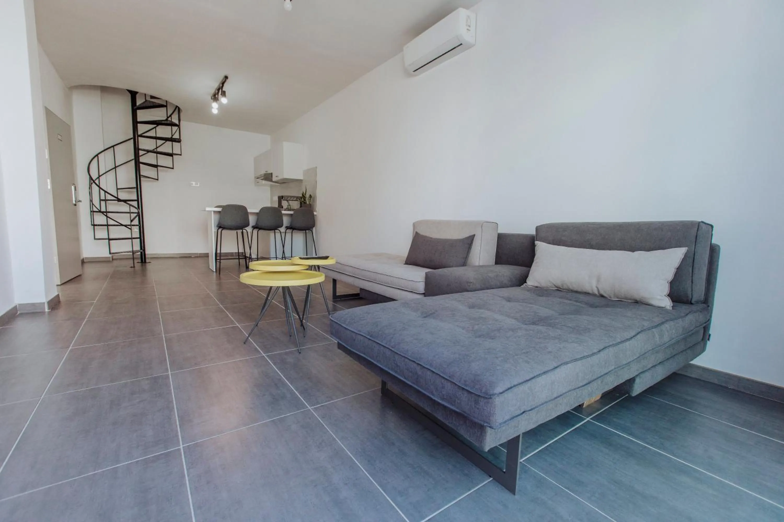 Living room in River View Boutique Apts