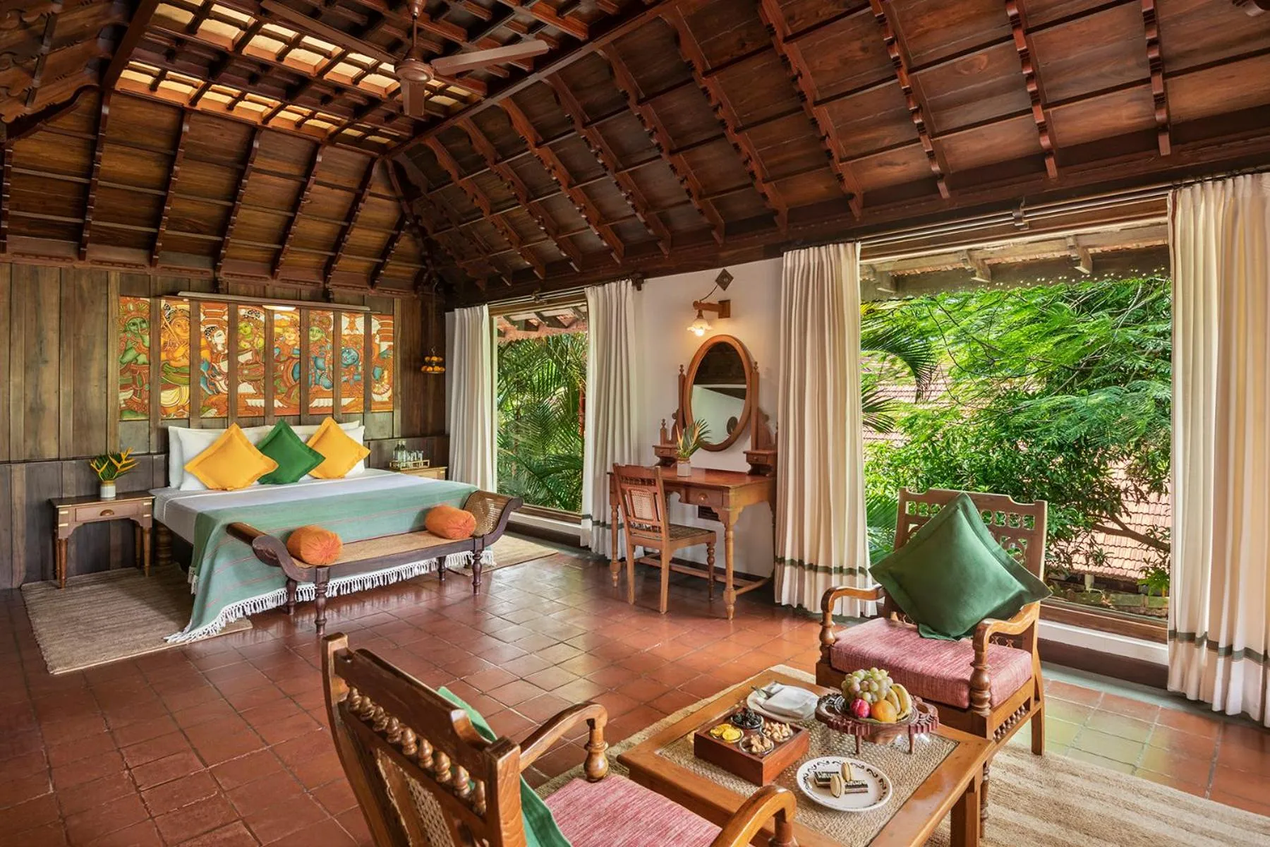 Bedroom, Bed in Kumarakom Lake Resort