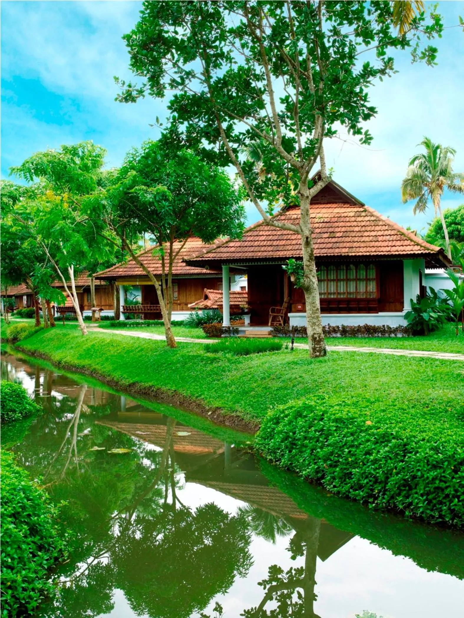 Area and facilities in Kumarakom Lake Resort