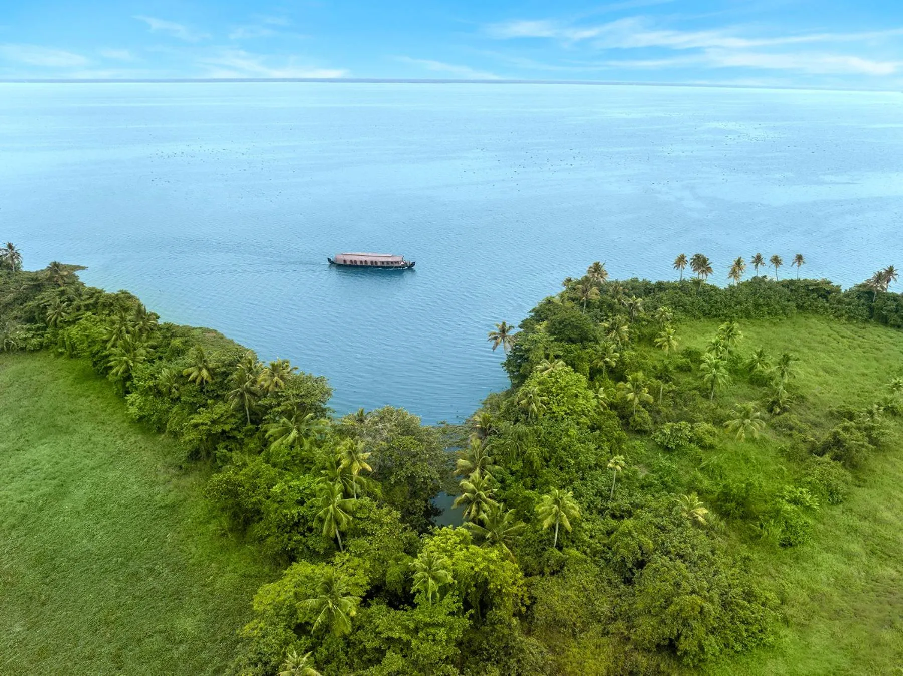 Lake view in Kumarakom Lake Resort