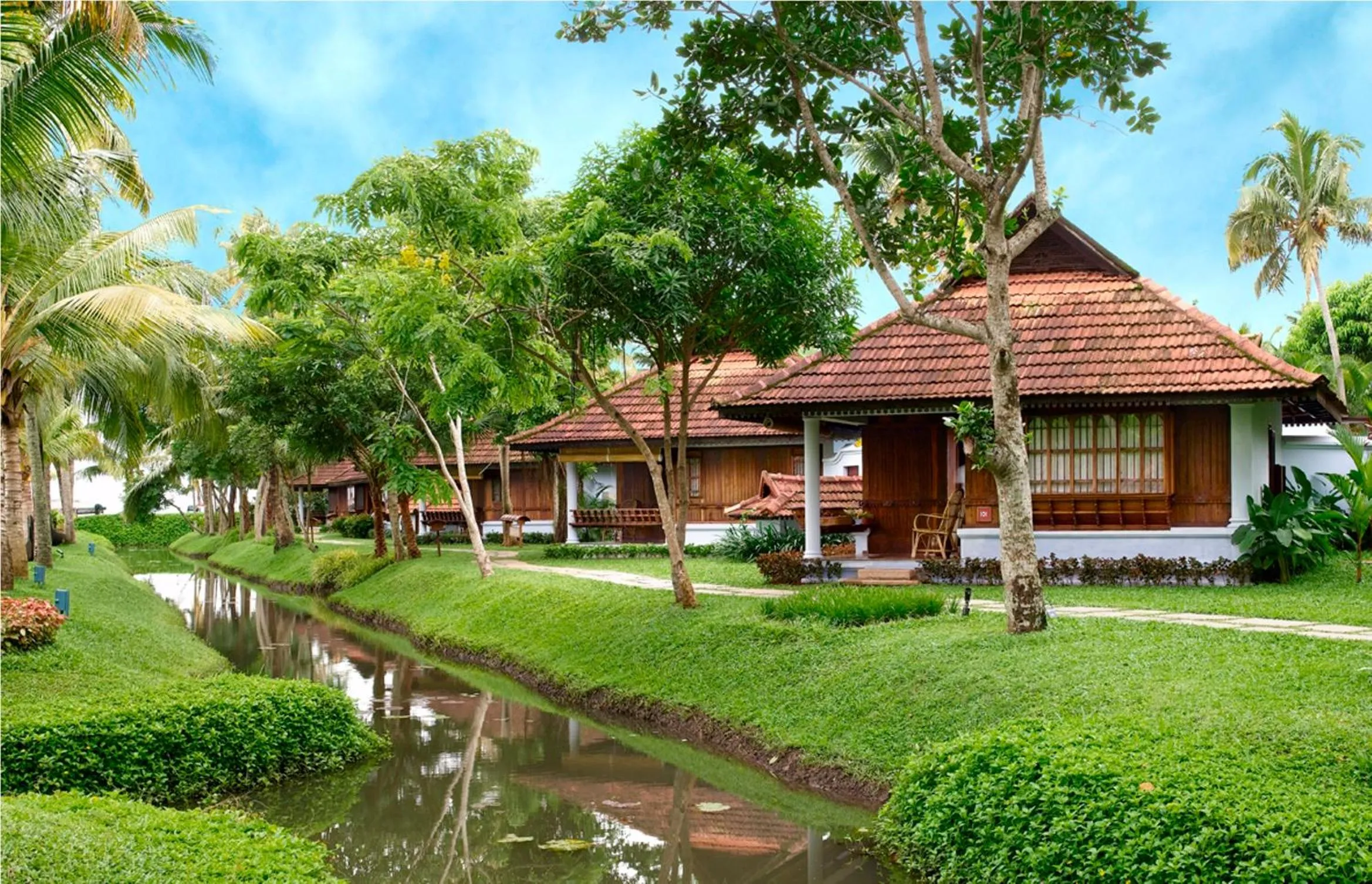 Area and facilities in Kumarakom Lake Resort
