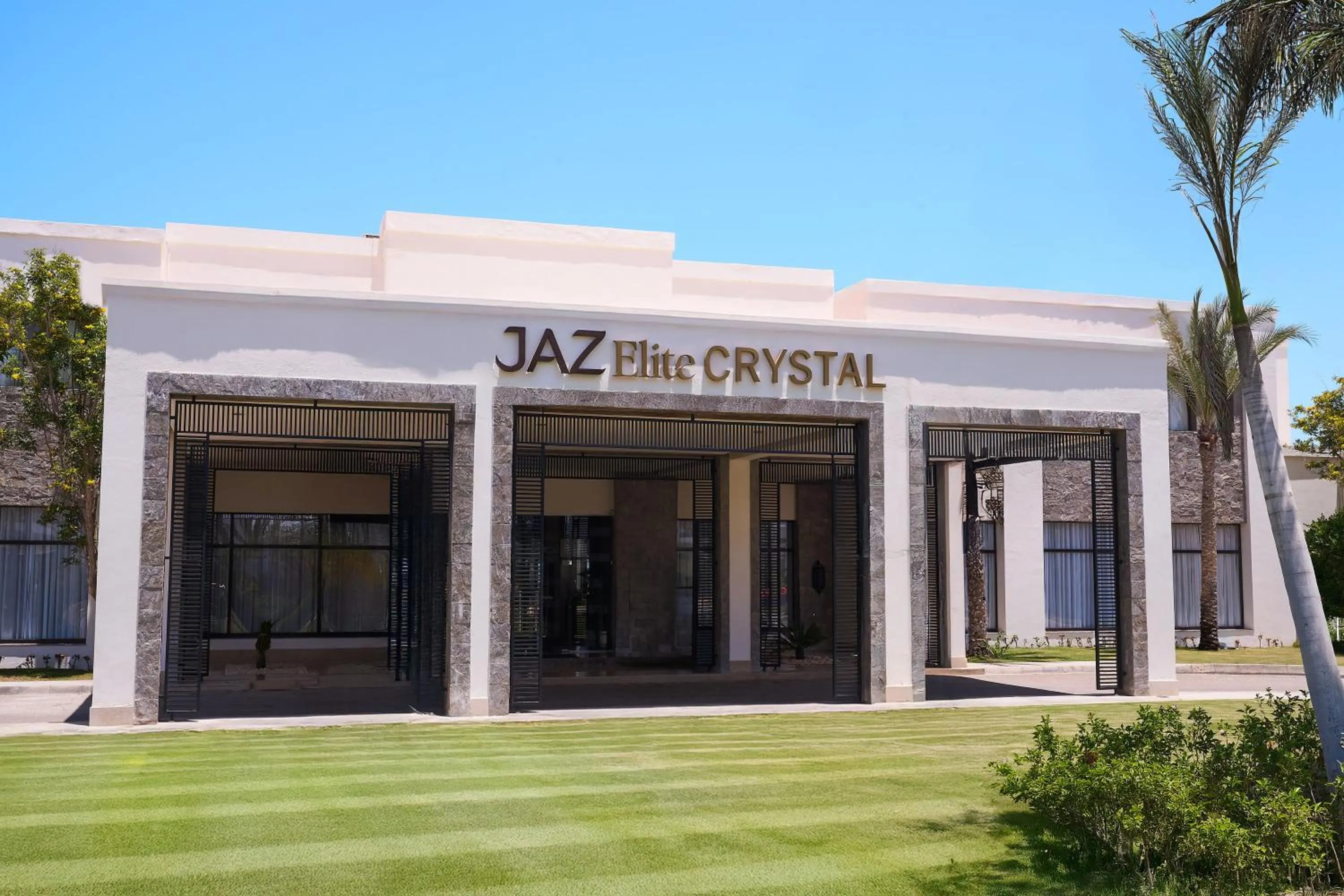 Facade/entrance in JAZ Elite Crystal, Almaza Bay