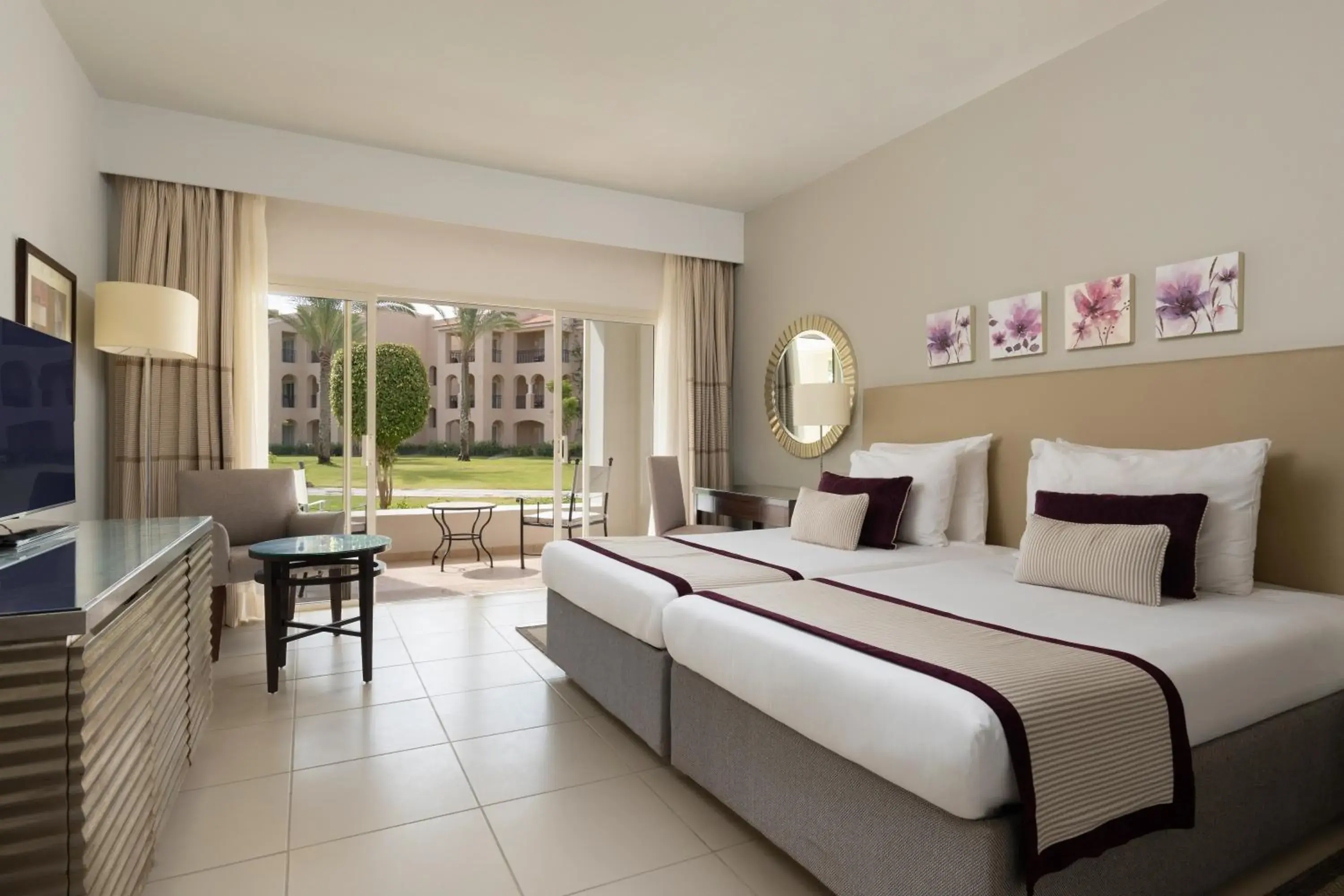 Superior, Twin Bed, Garden View, Ground Floor in JAZ Elite Crystal, Almaza Bay Superior, Twin Bed, Garden View, Ground Floor in JAZ Elite Crystal, Almaza Bay