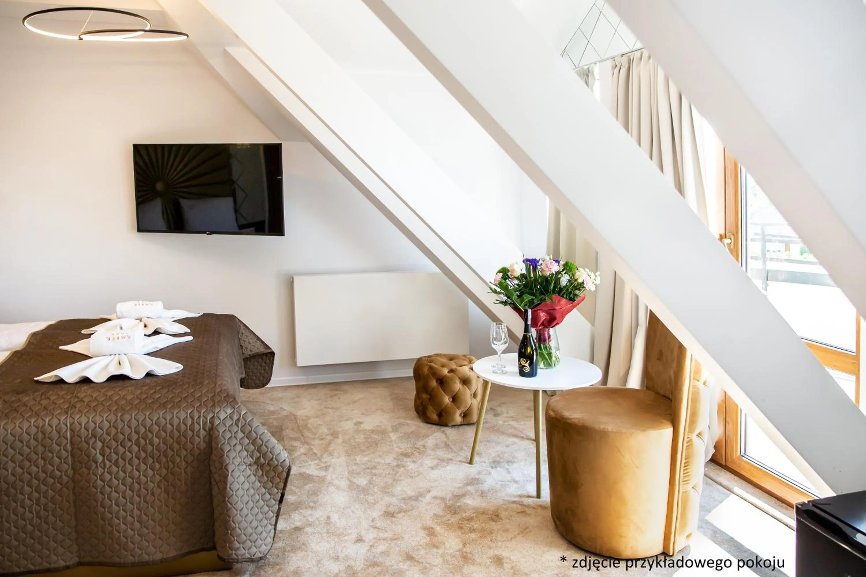 Bed in Amber Park Spa