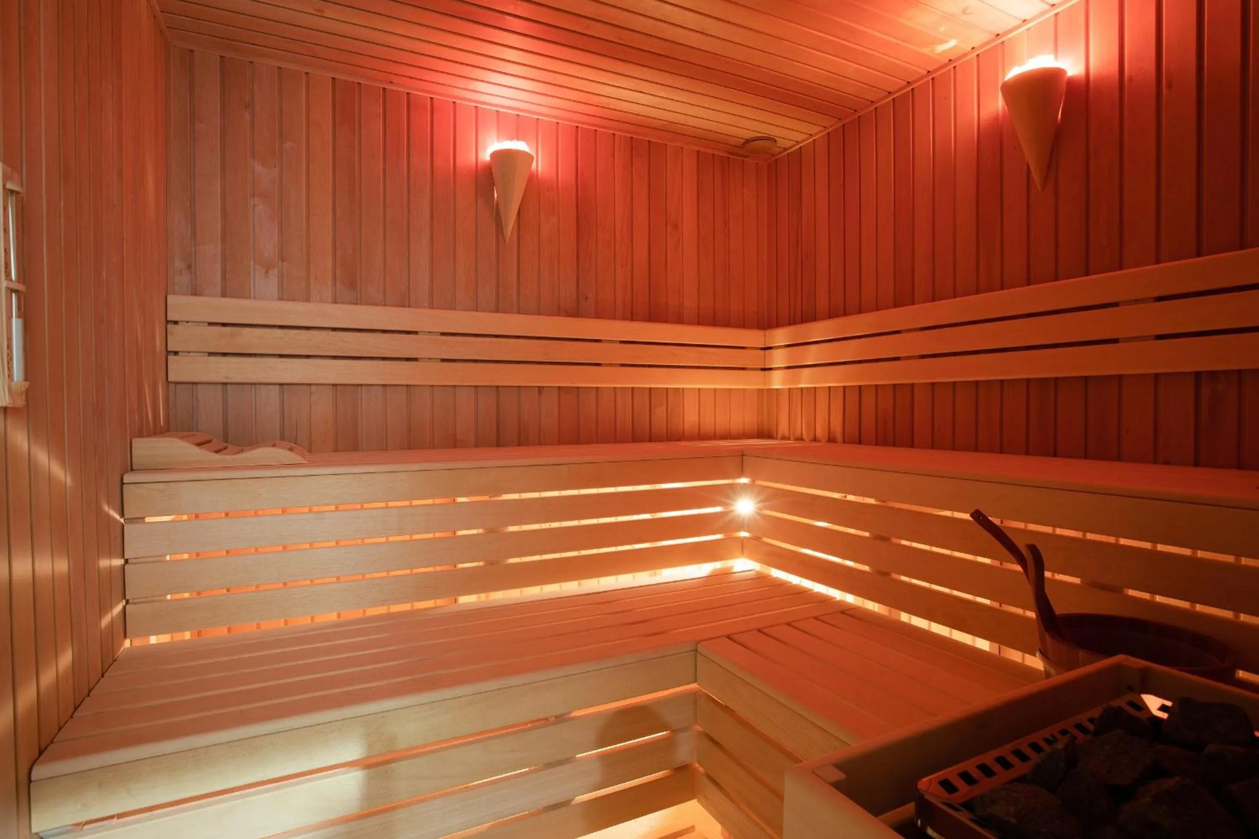 Sauna in Amber Park Spa