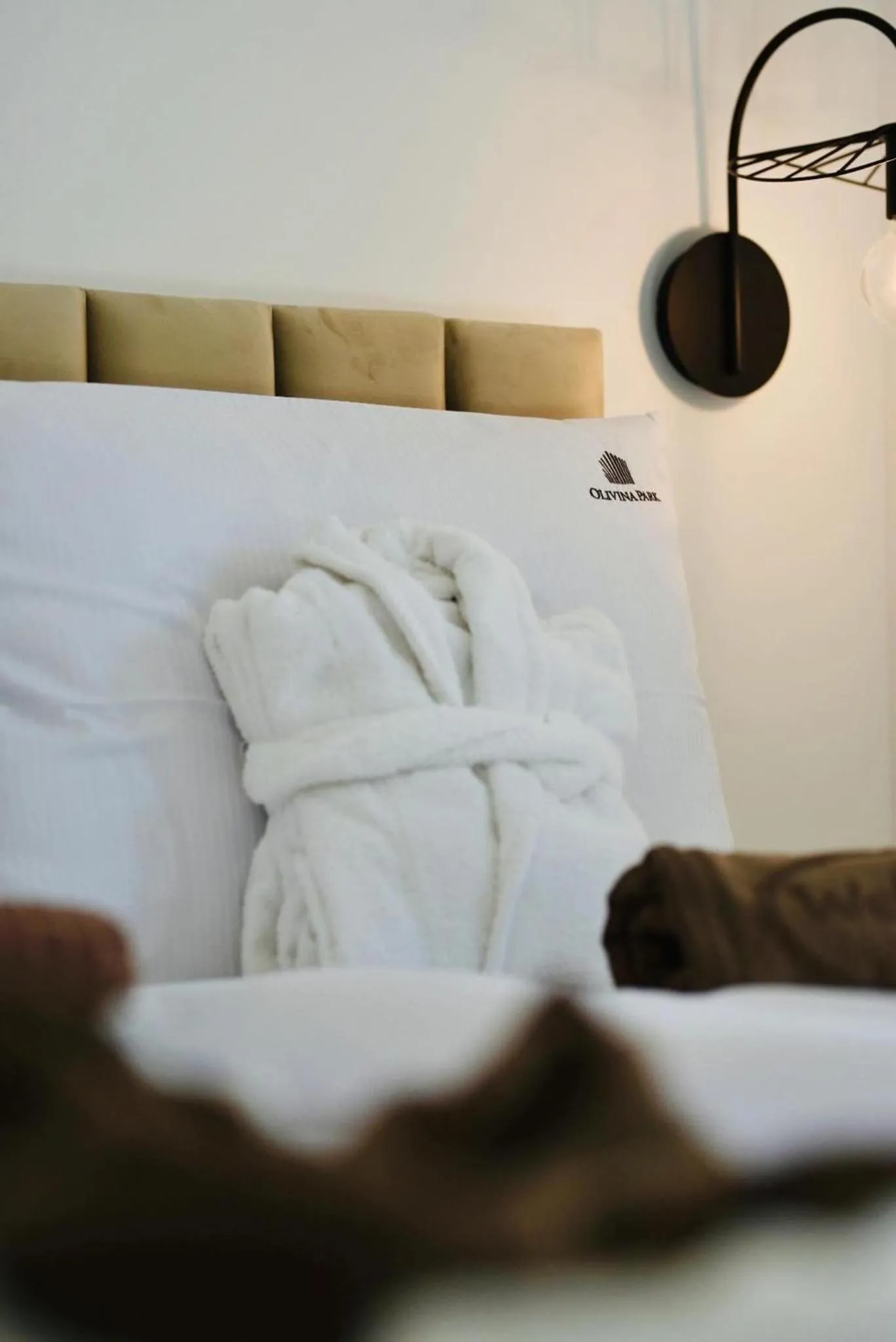 Bed in Amber Park Spa