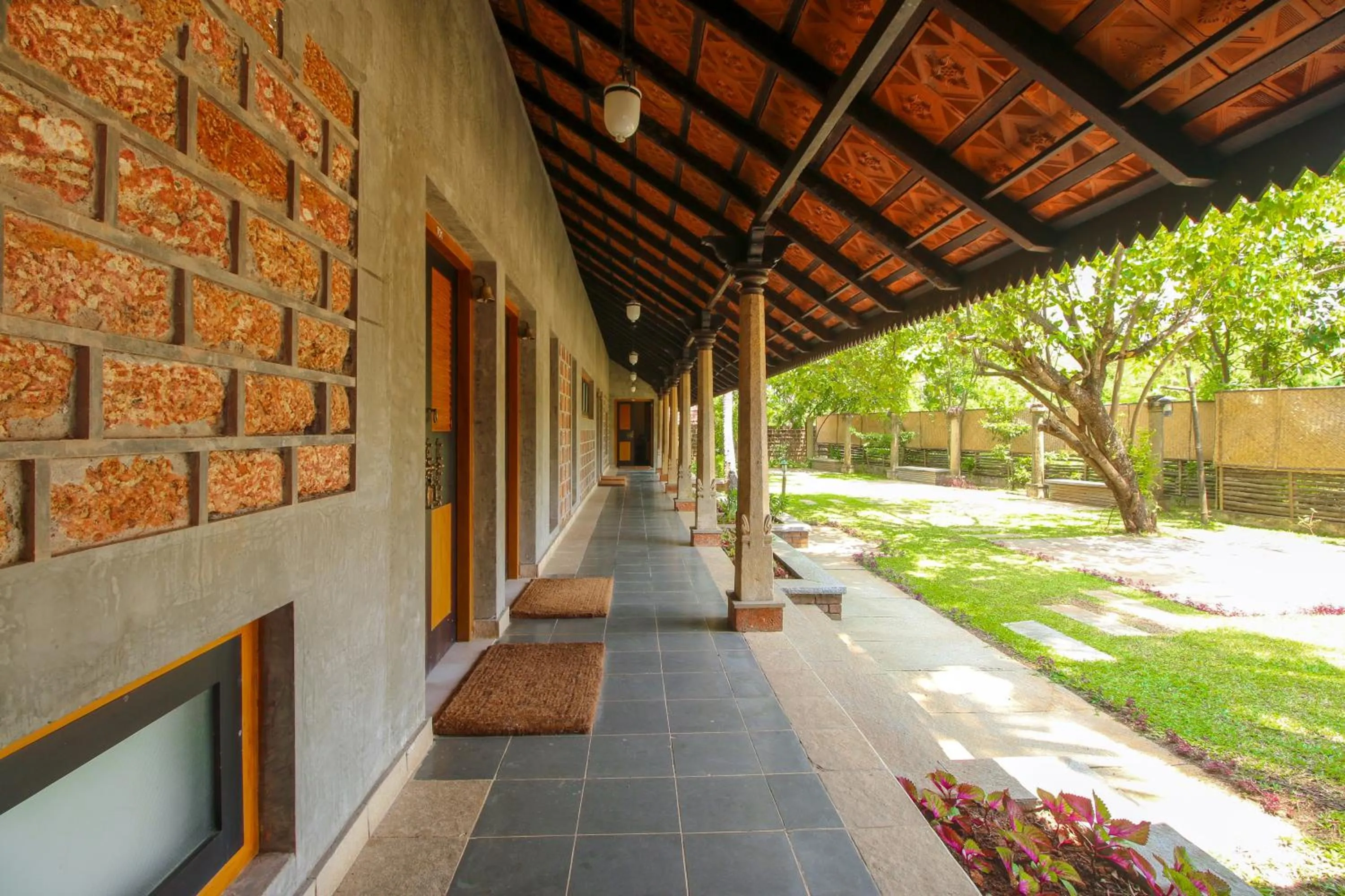 Garden view in Punnamada Resort