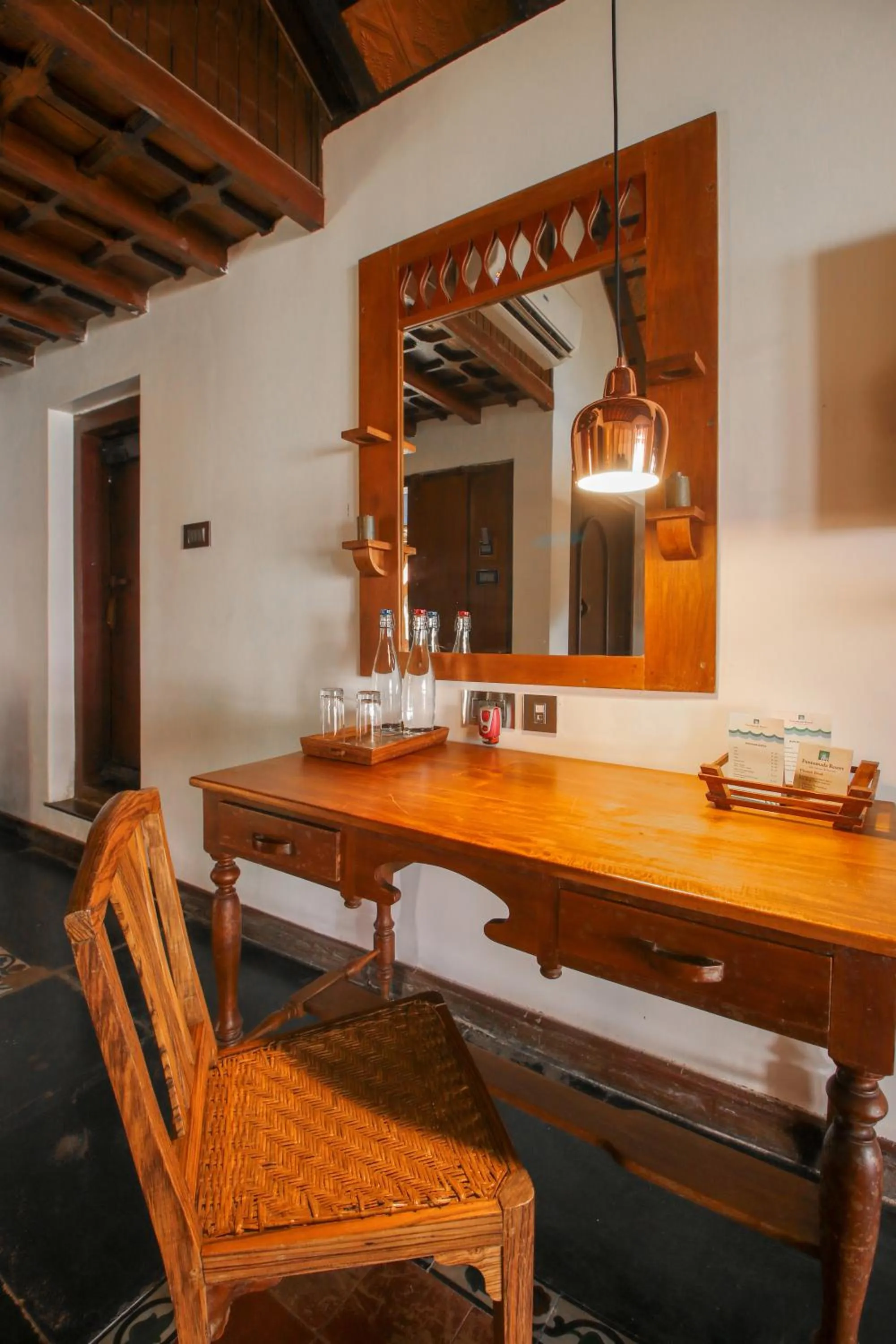 Seating area in Punnamada Resort