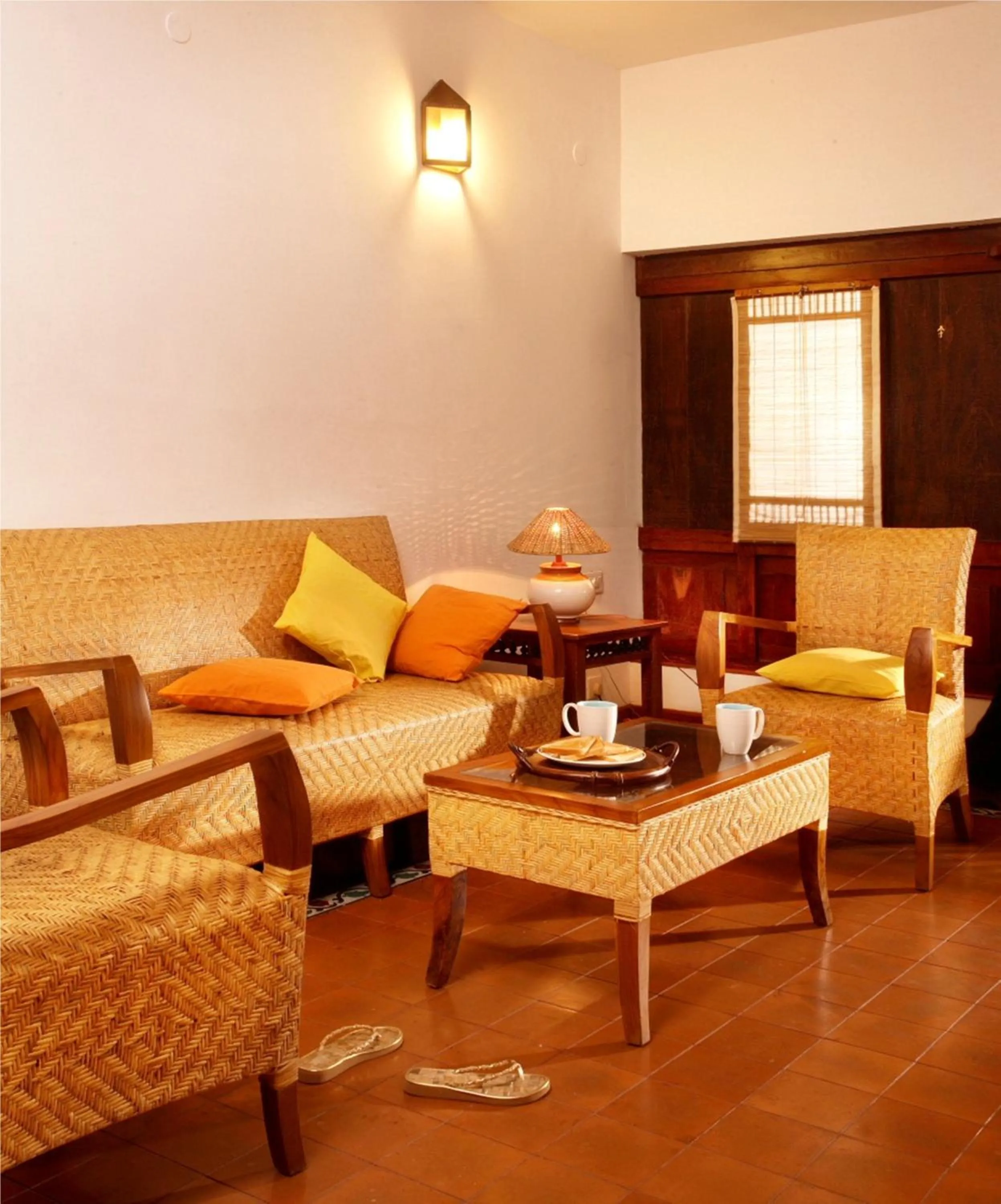 Living room in Punnamada Resort