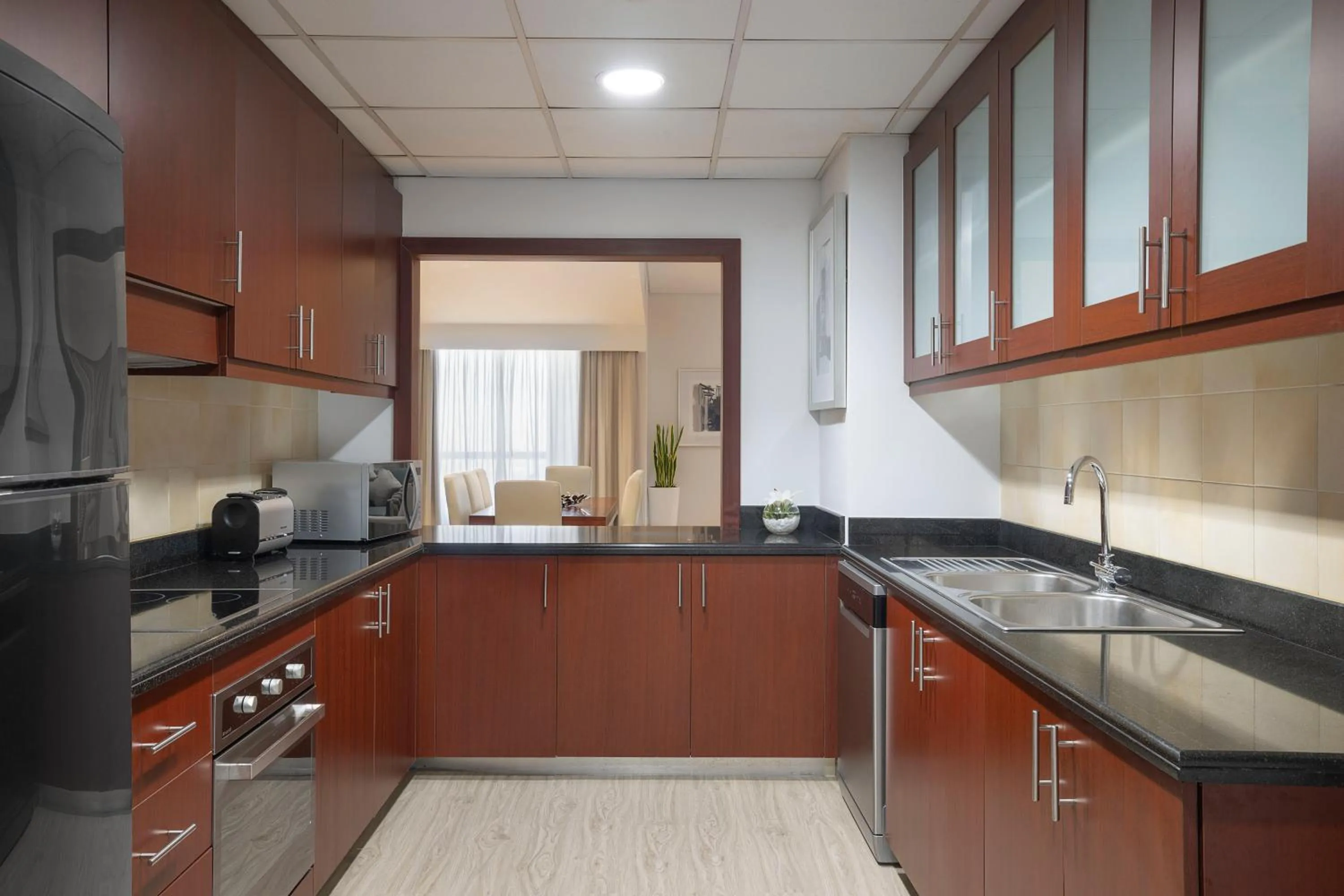 Kitchen or kitchenette in Hilton Dubai The Walk