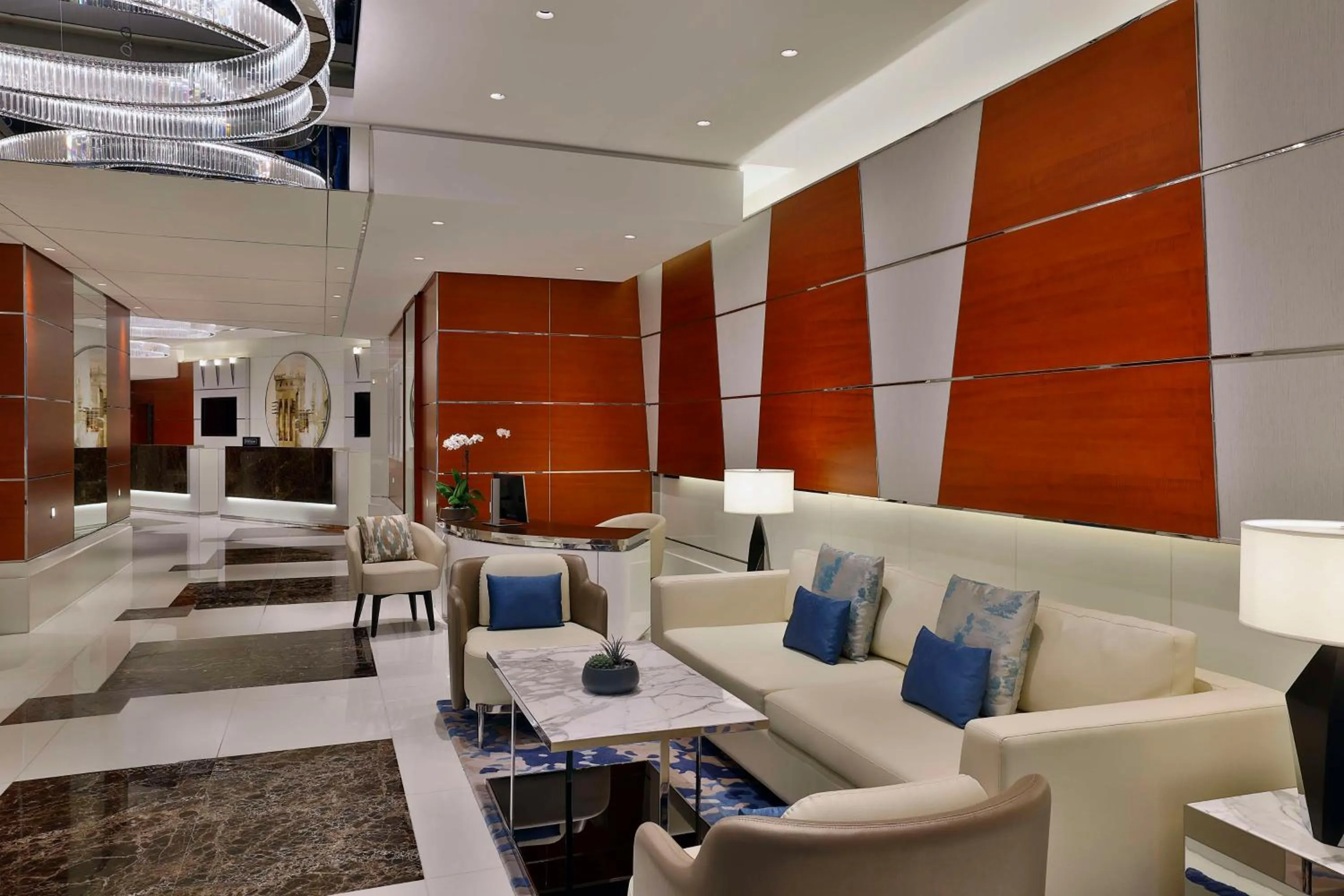 Lobby or reception in Hilton Dubai The Walk