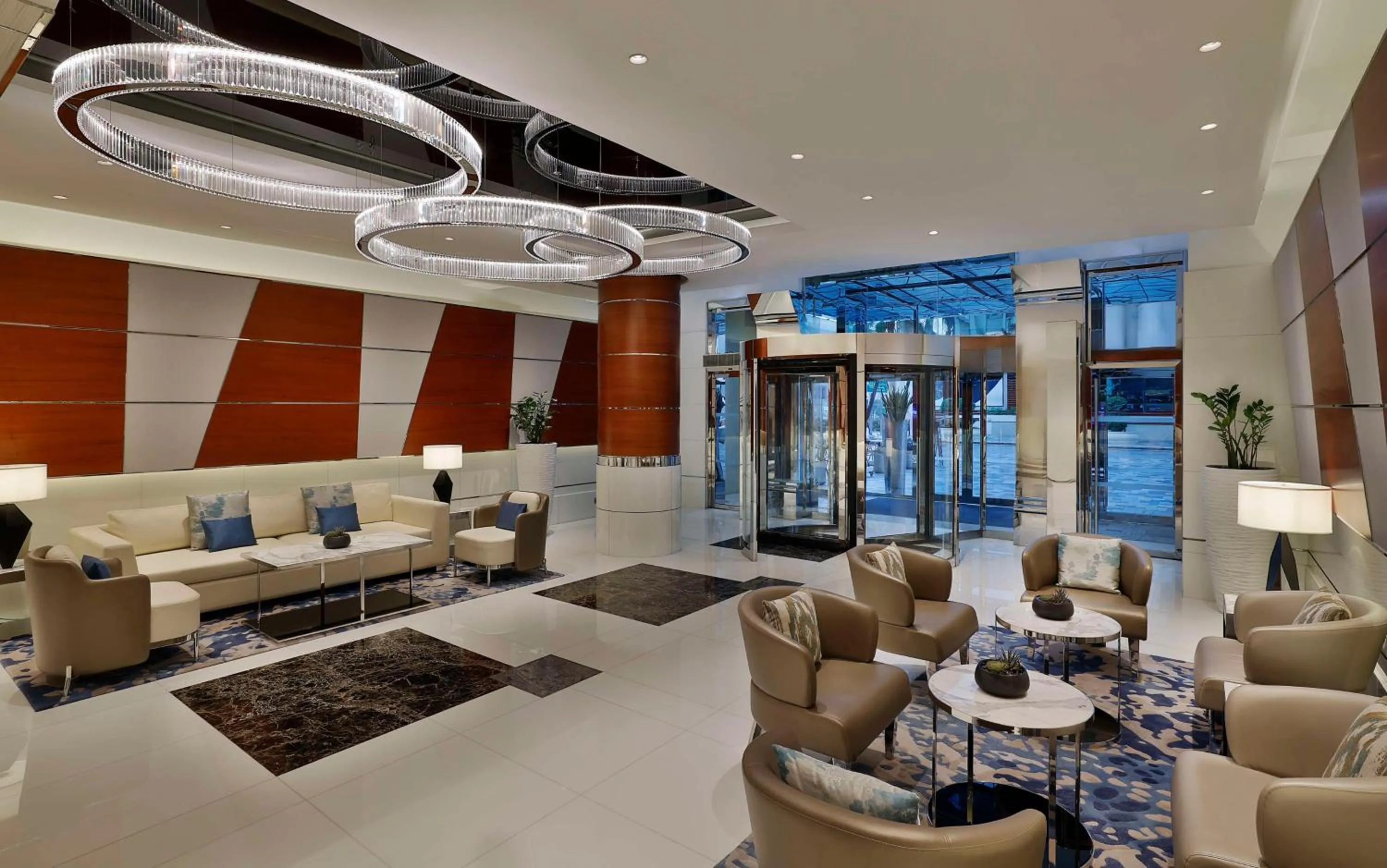 Lobby or reception in Hilton Dubai The Walk