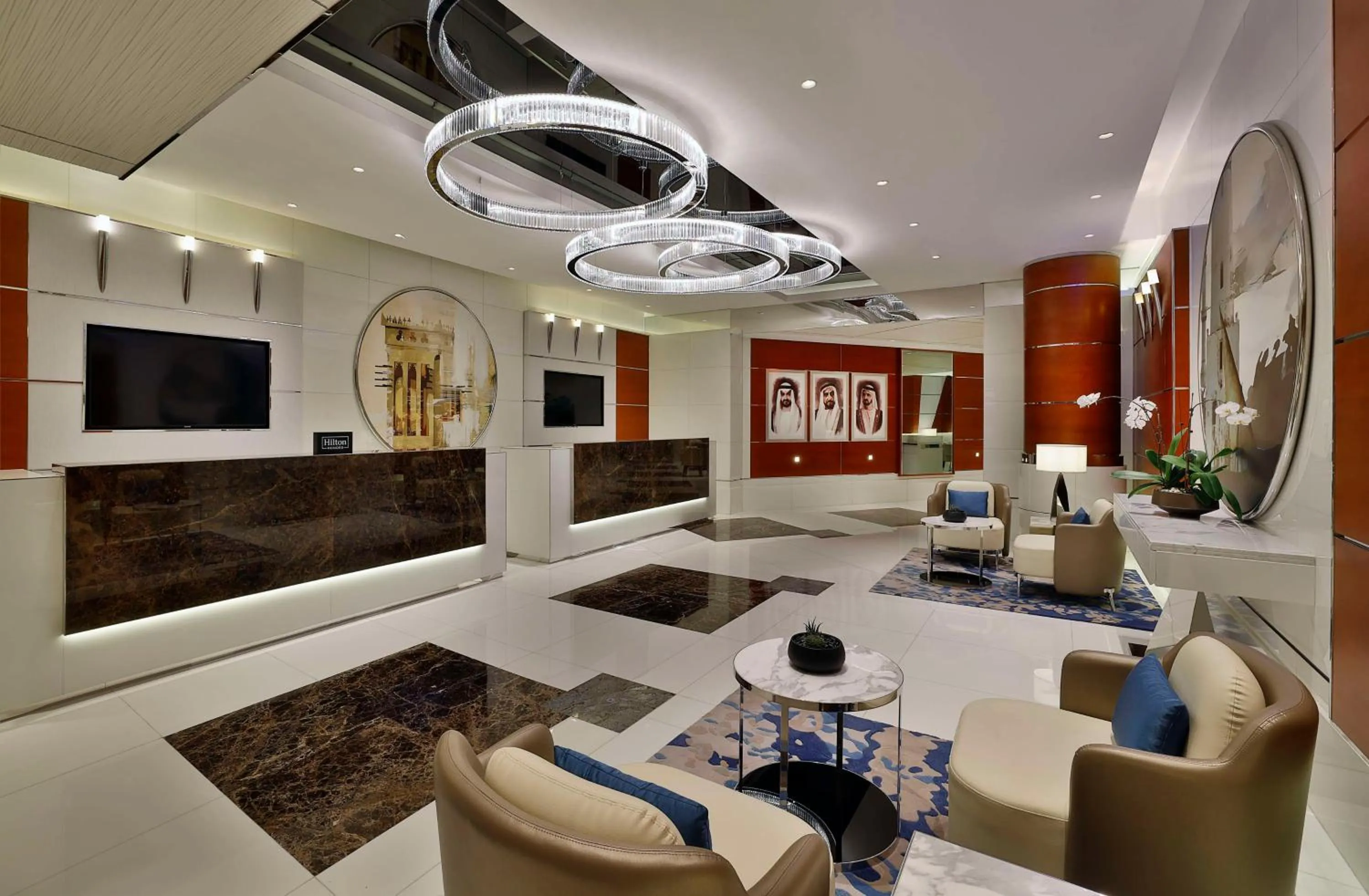 Lobby or reception in Hilton Dubai The Walk