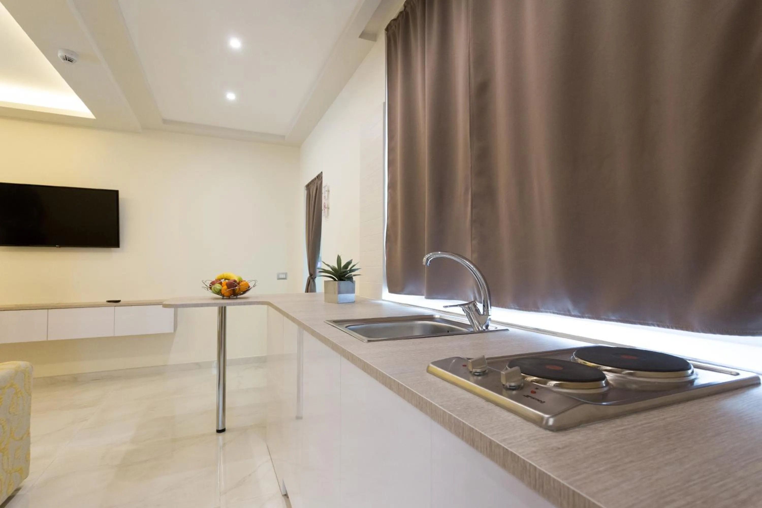 Kitchen or kitchenette in Buono B&B