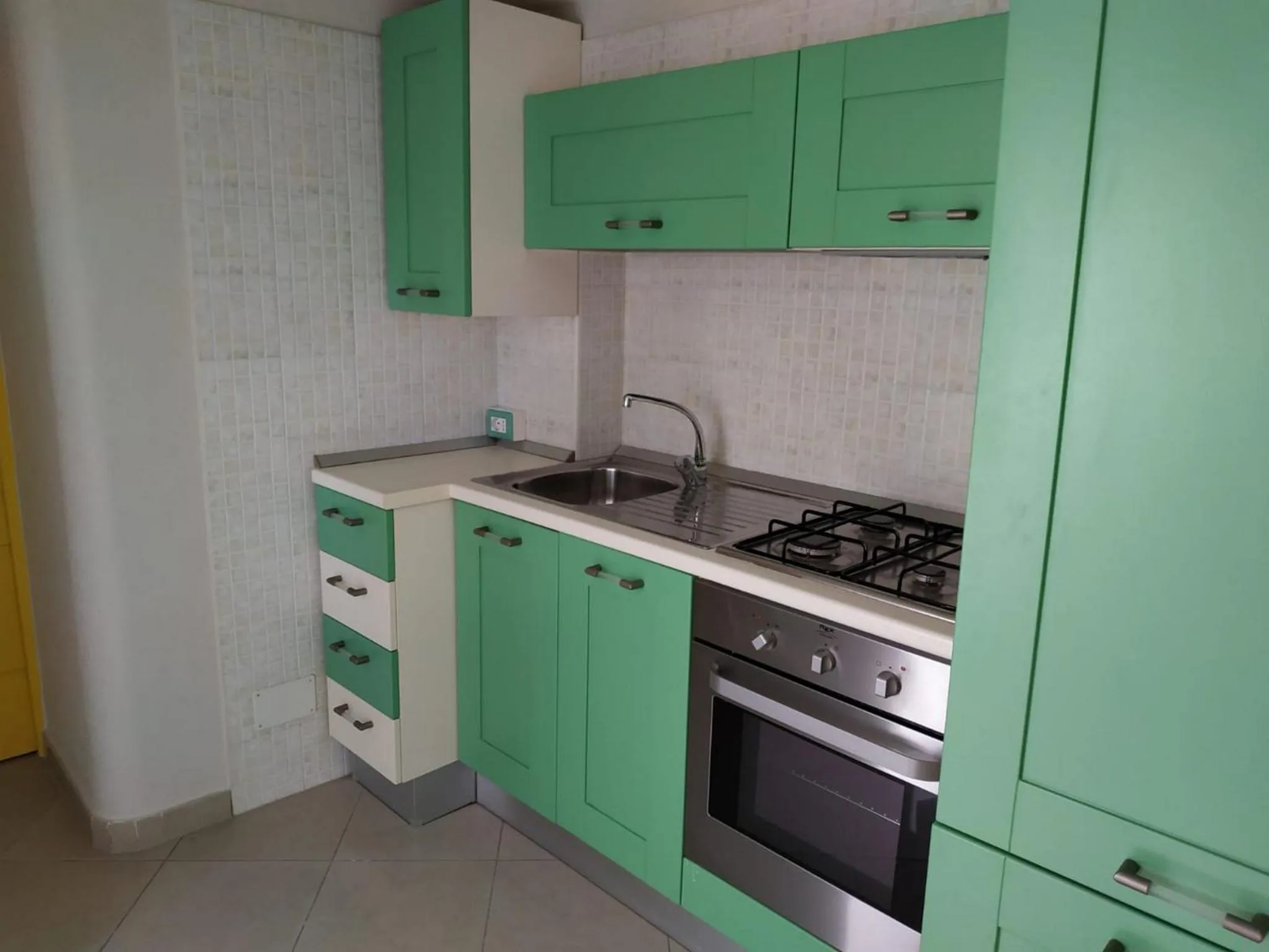 Kitchen or kitchenette in Buono B&B