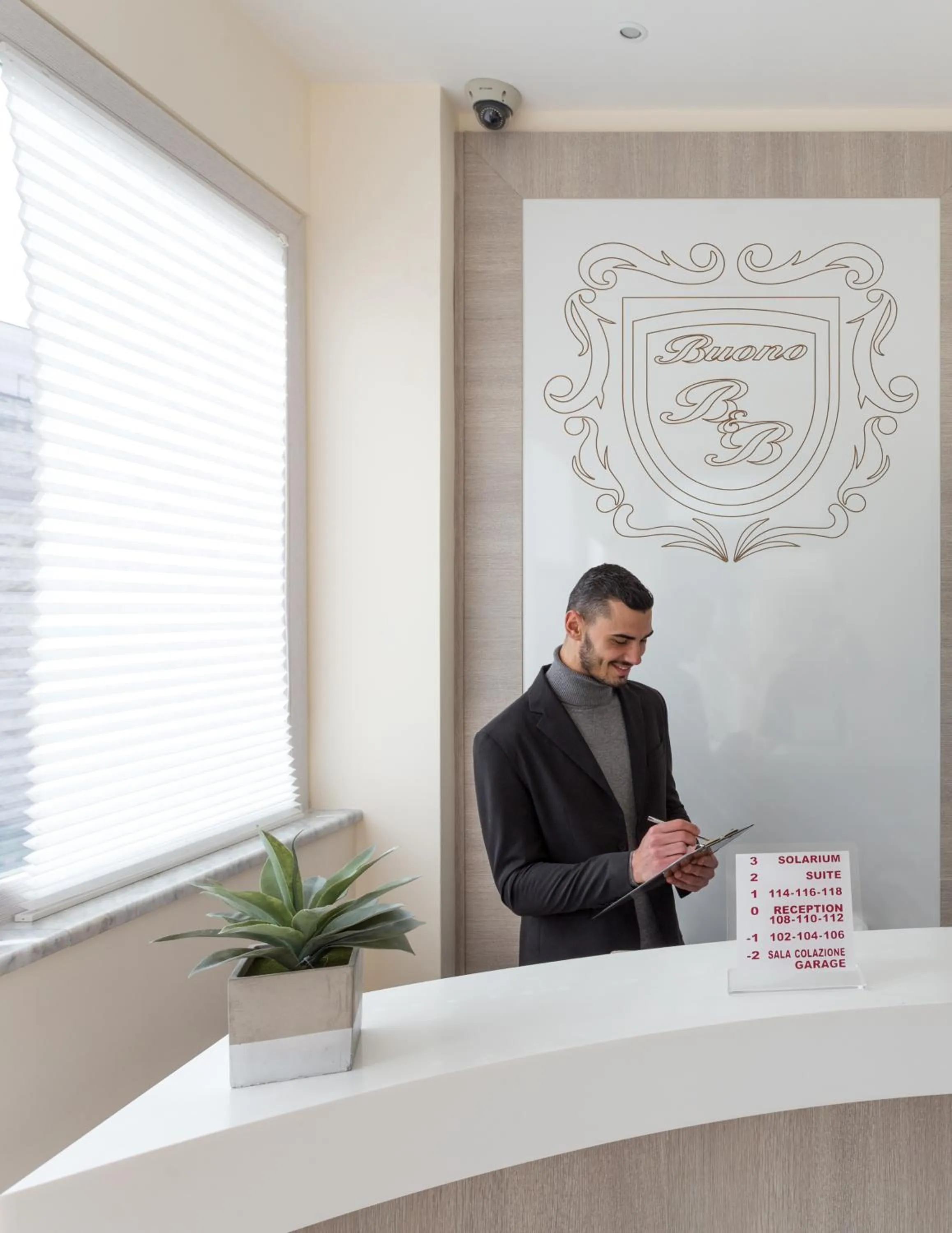 Lobby or reception in Buono B&B