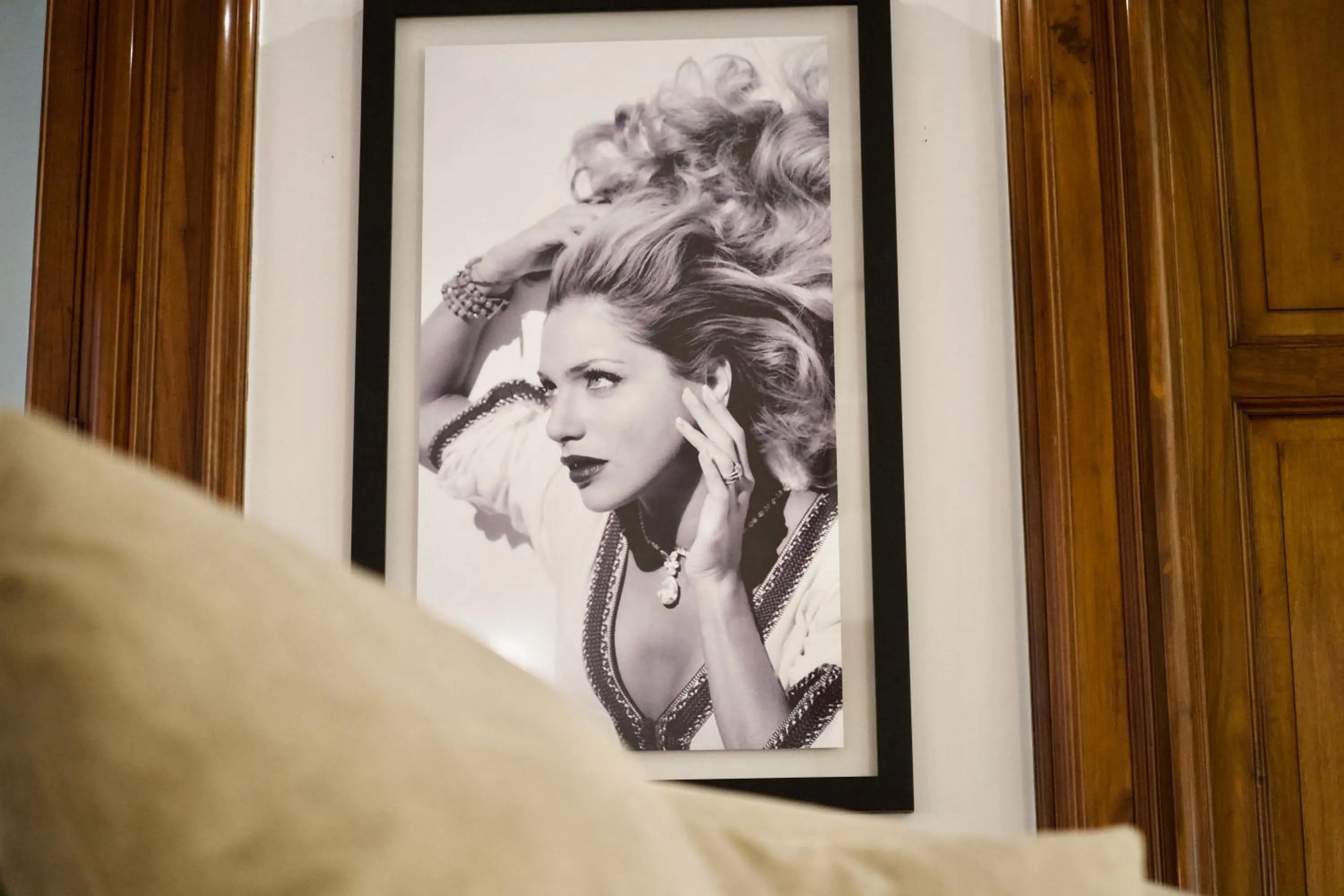 Decorative detail in La Fiermontina Palazzo Bozzi Corso Hotel