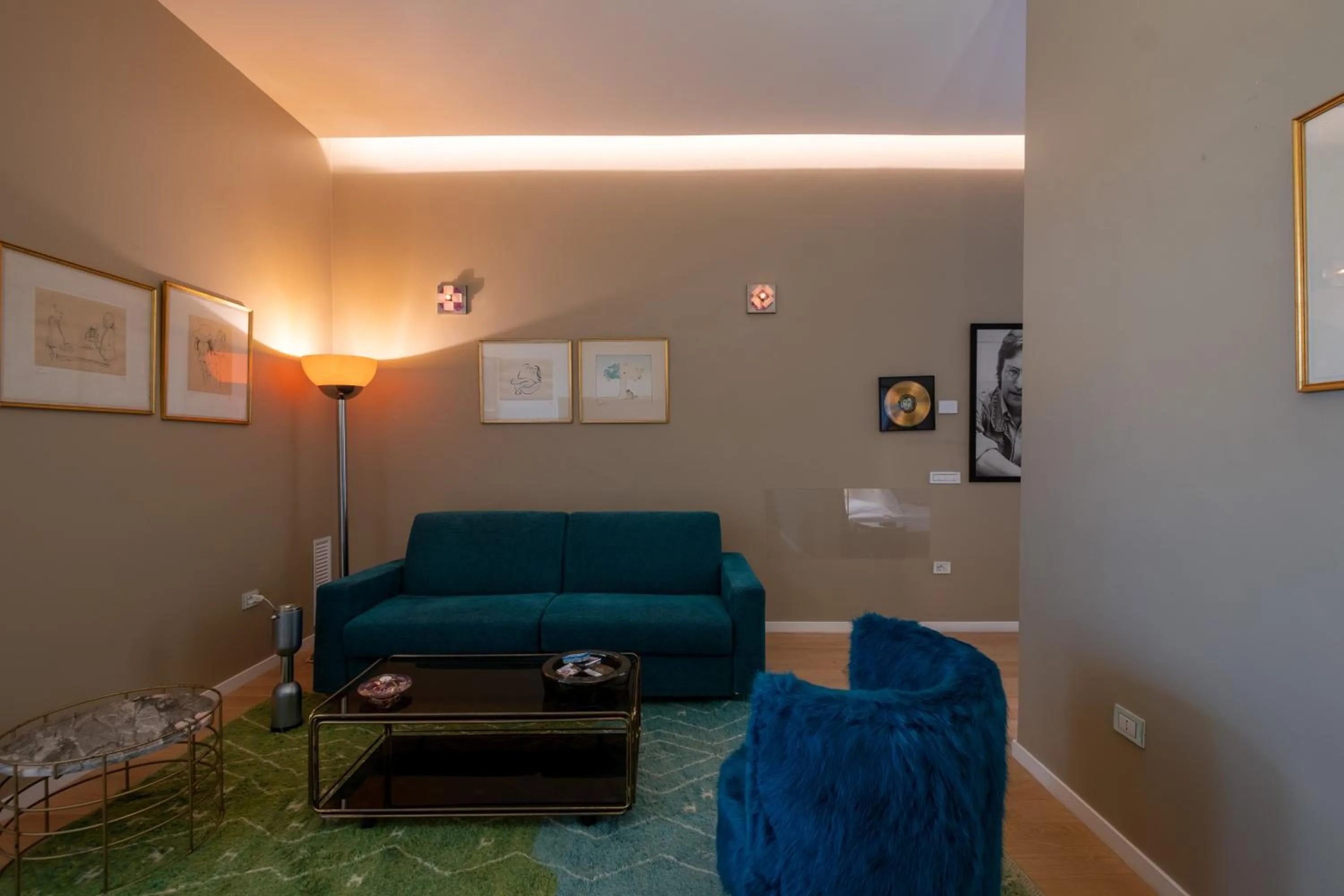 Seating area in La Fiermontina Palazzo Bozzi Corso Hotel