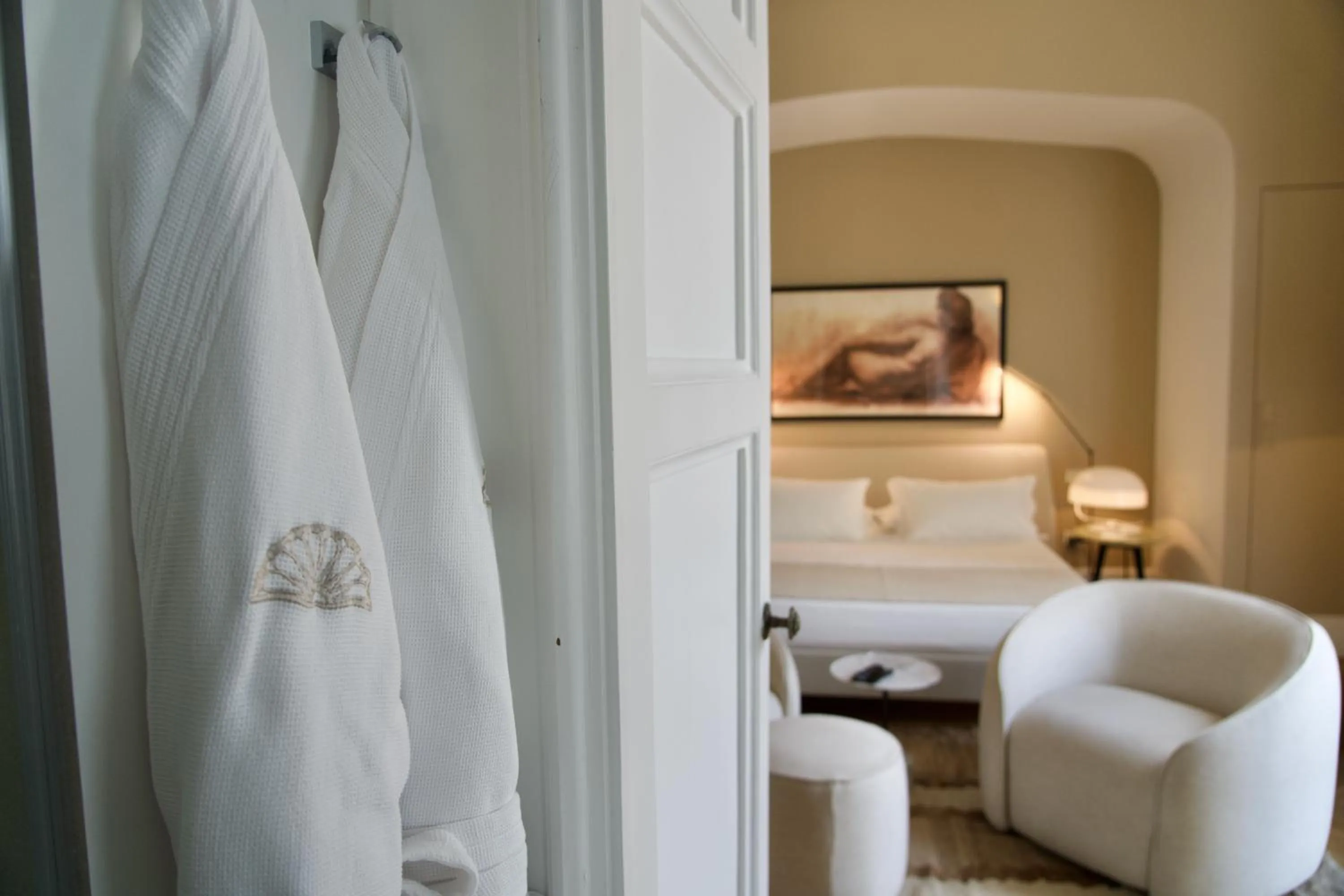 Bed in La Fiermontina Palazzo Bozzi Corso Hotel