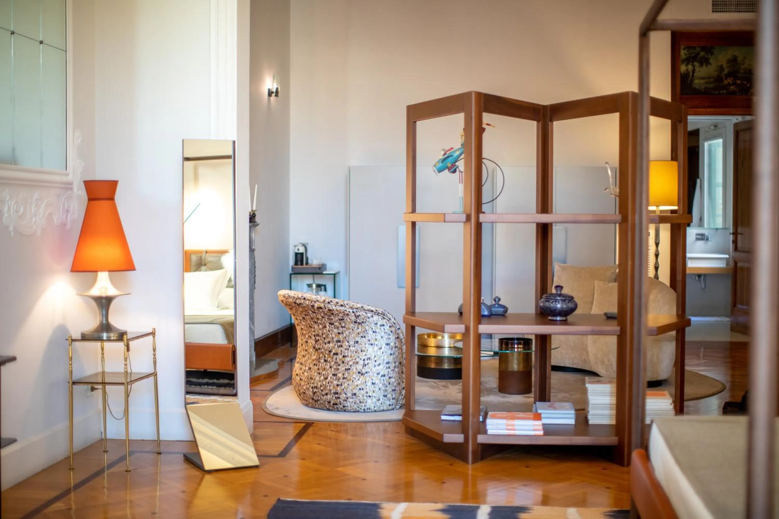 Bedroom in La Fiermontina Palazzo Bozzi Corso Hotel