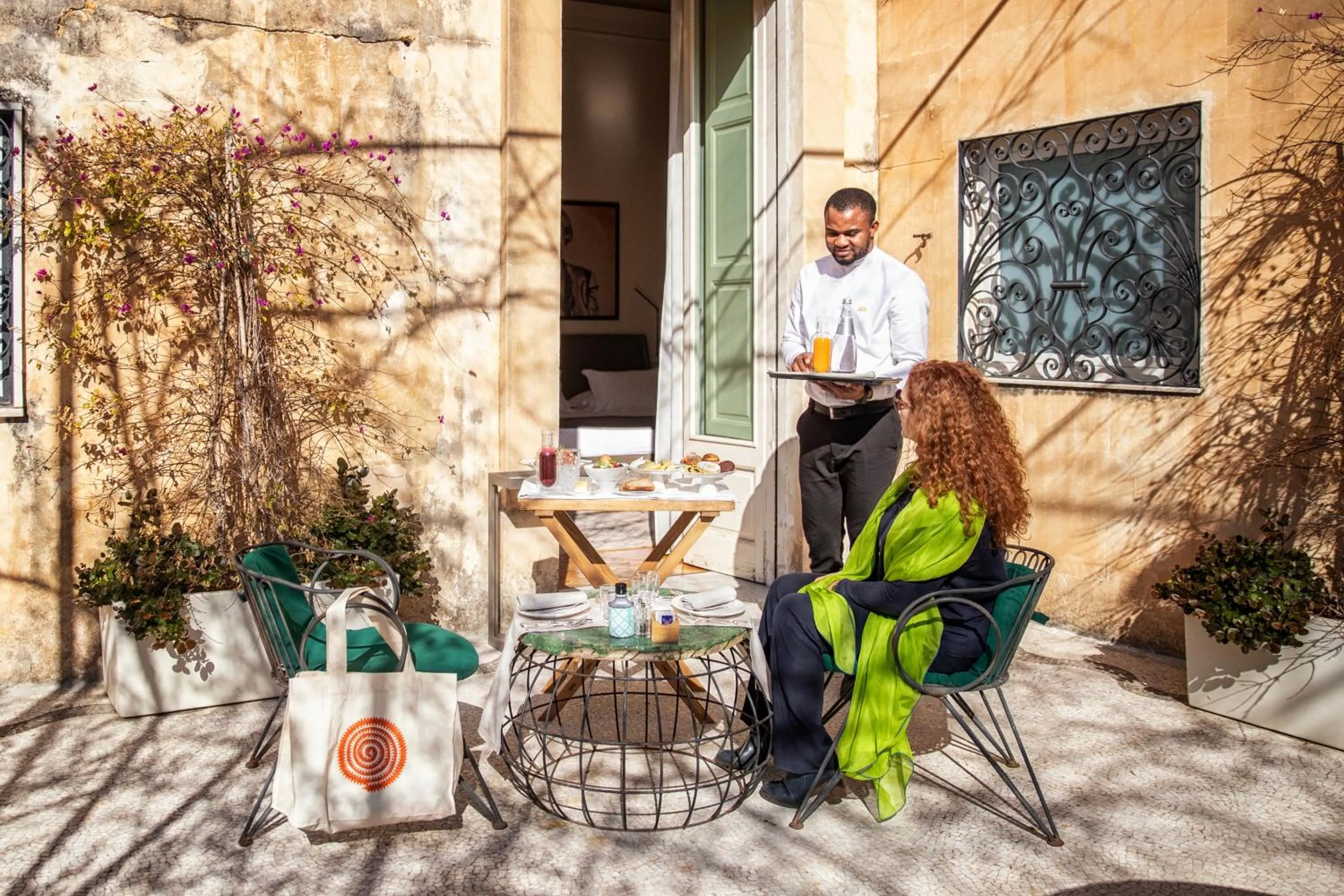Balcony/Terrace in La Fiermontina Palazzo Bozzi Corso Hotel
