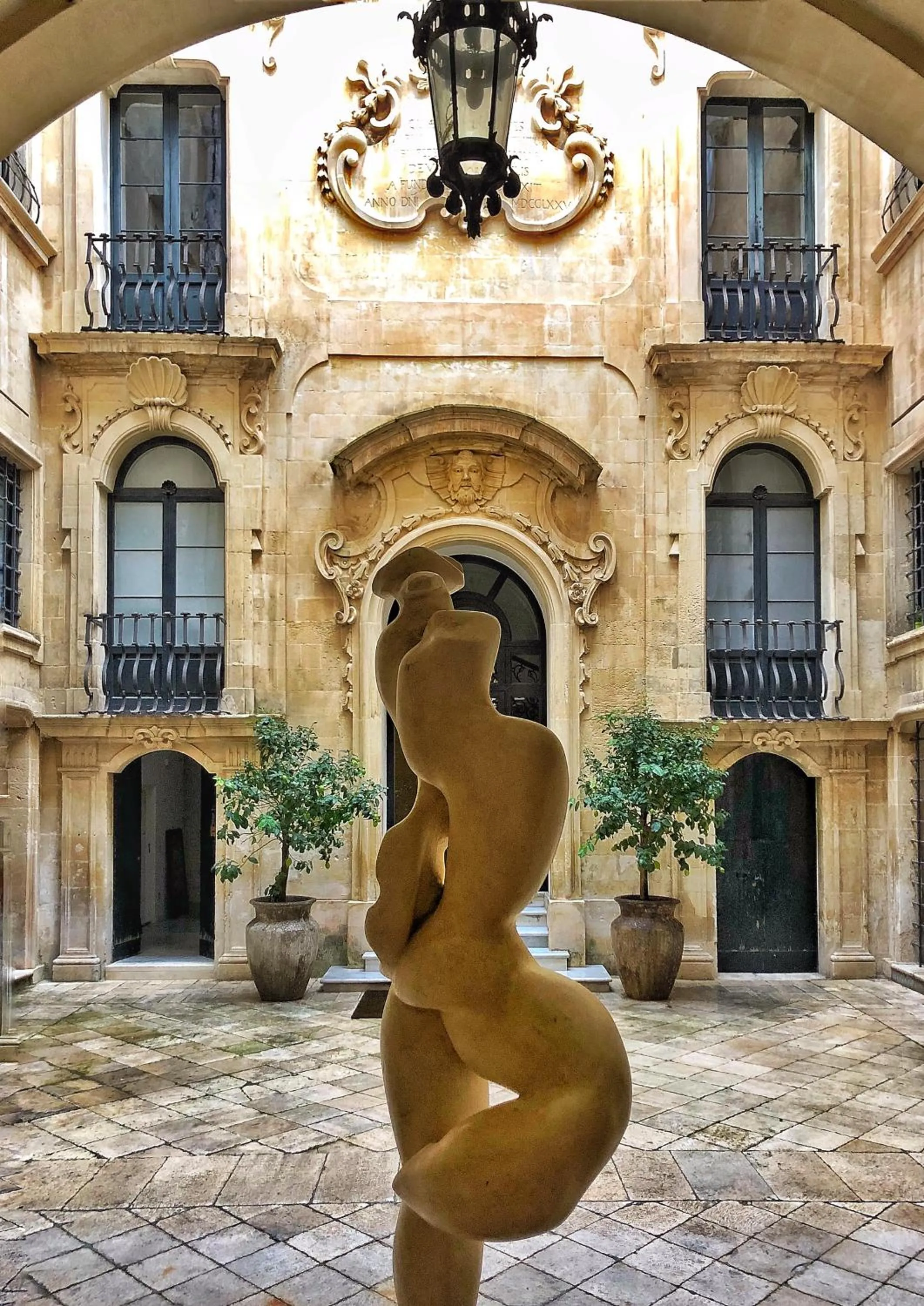 Patio in La Fiermontina Palazzo Bozzi Corso Hotel