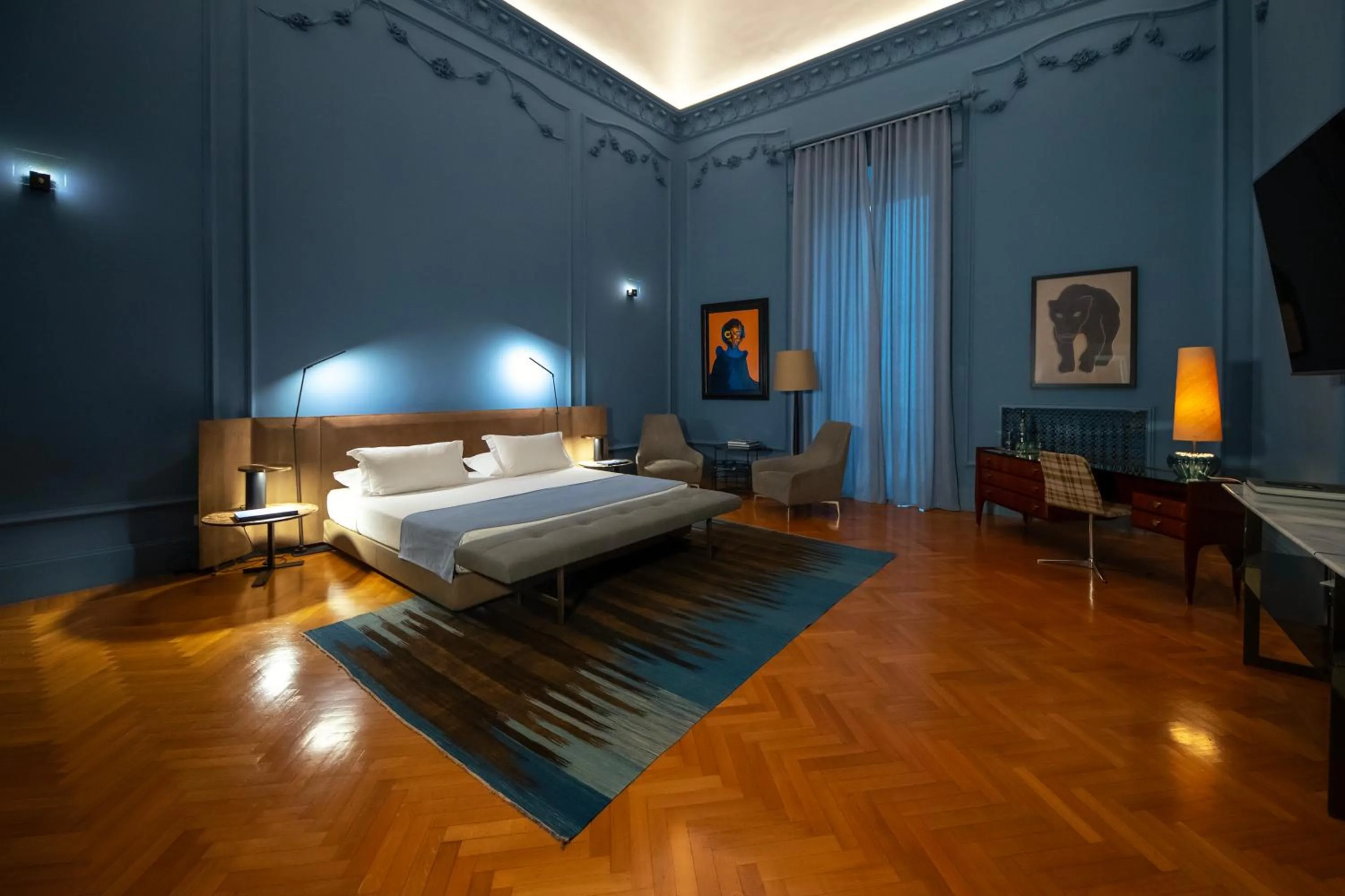 Bed in La Fiermontina Palazzo Bozzi Corso Hotel