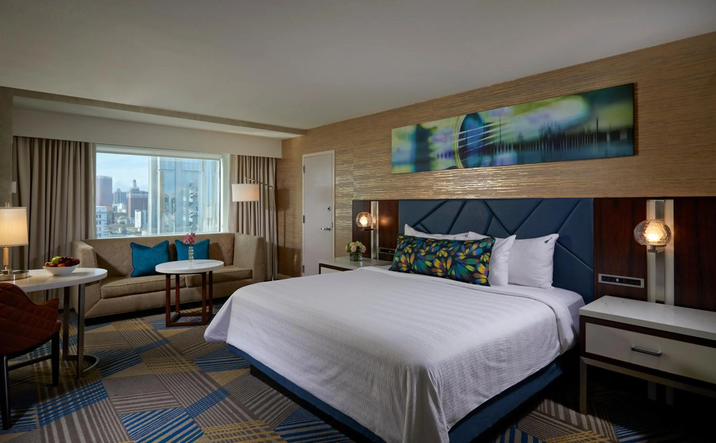 Bed in Hard Rock Hotel & Casino Atlantic City