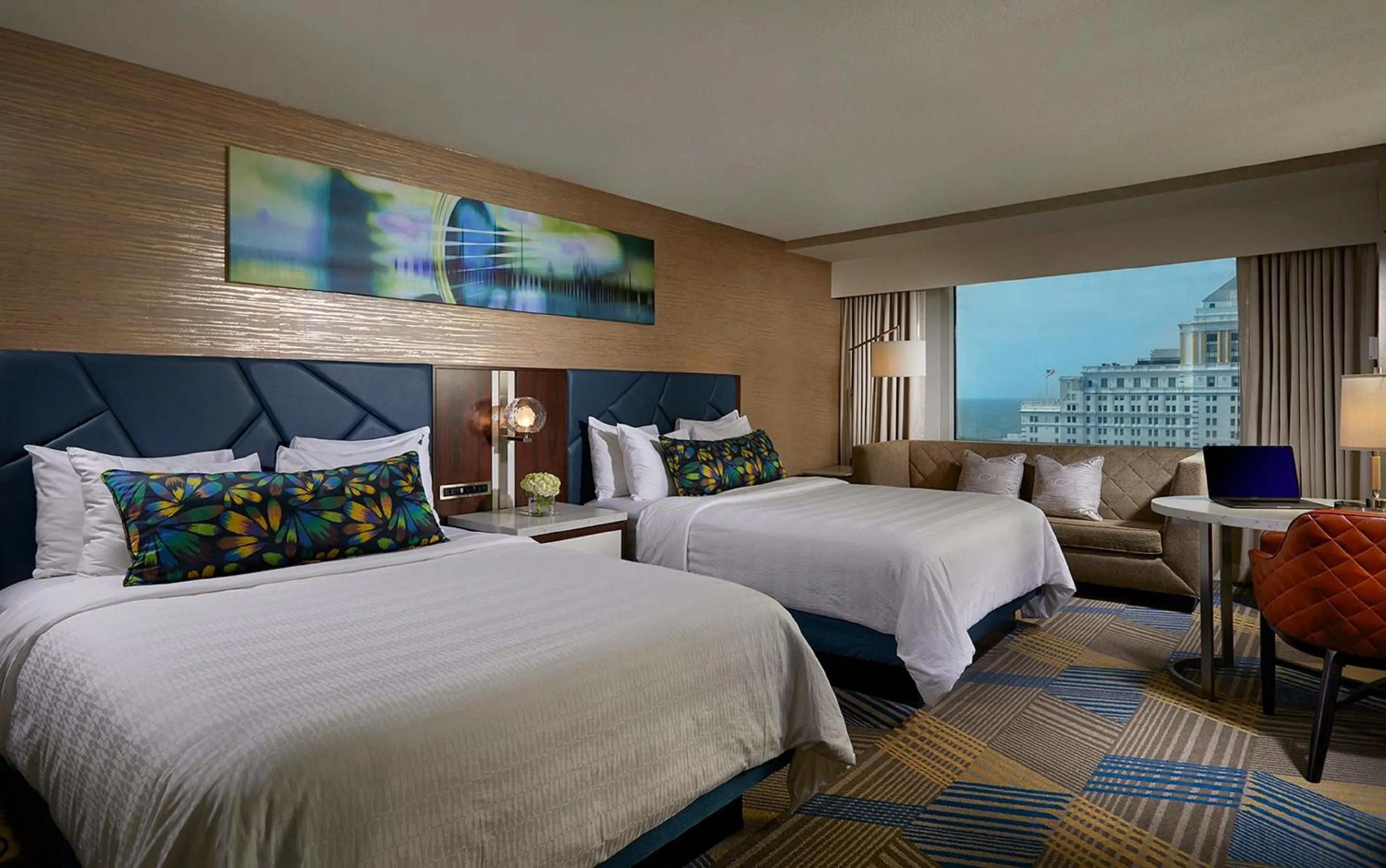 Bed in Hard Rock Hotel & Casino Atlantic City